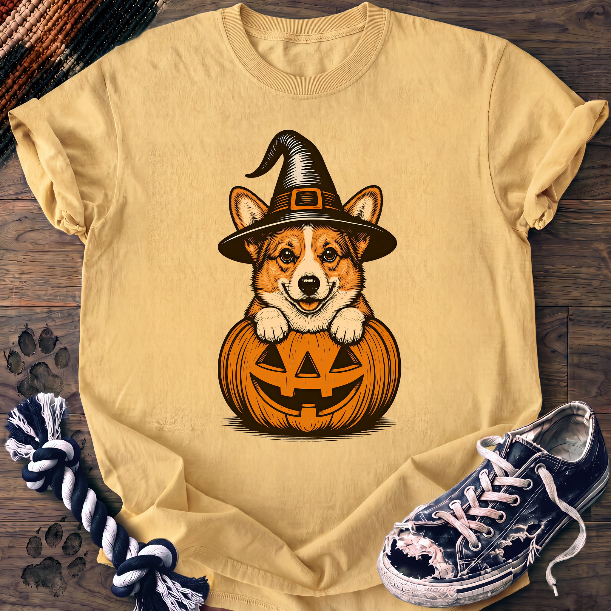 PAWSSION CLUB t-shirt in Butter color - SKU PC-0560