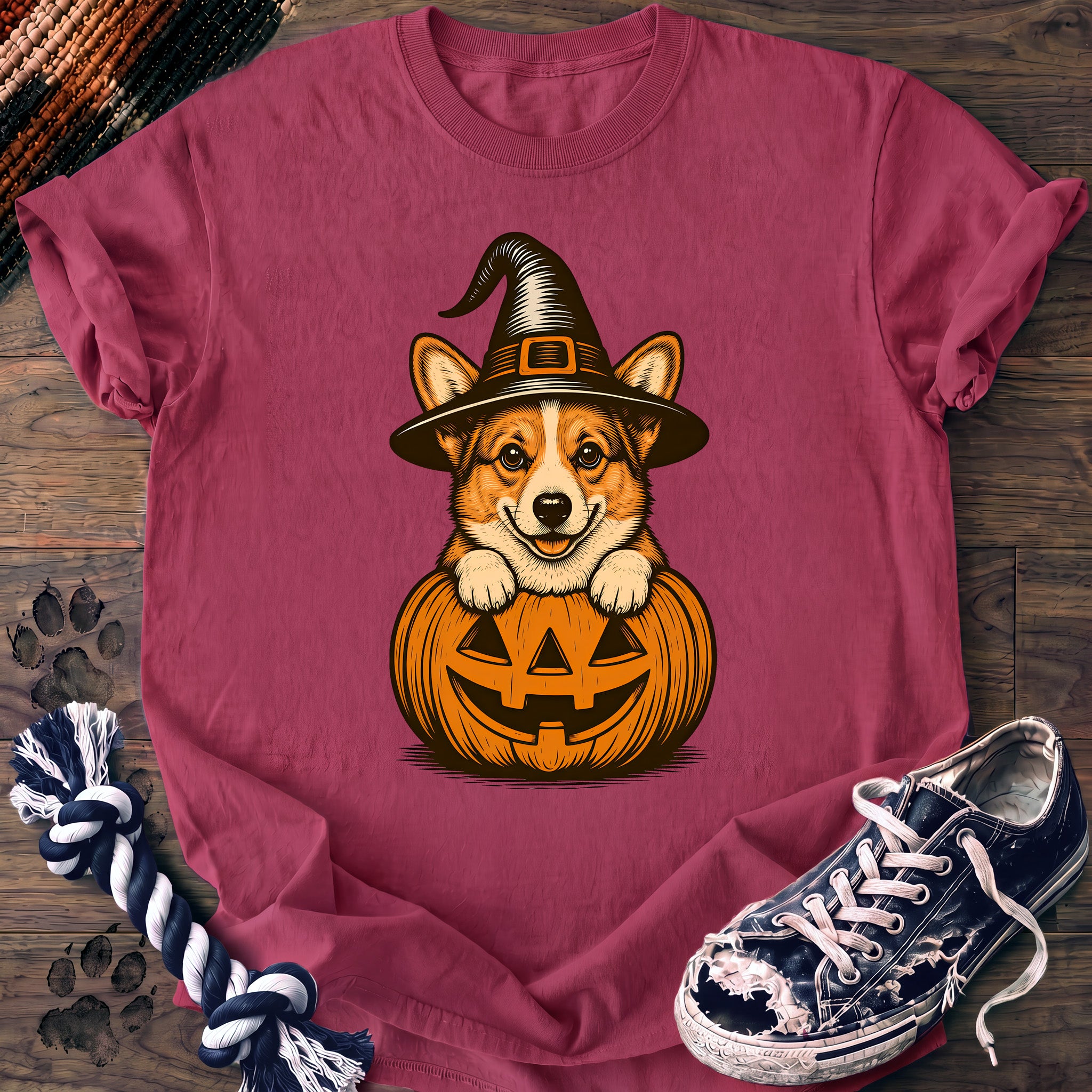 PAWSSION CLUB t-shirt in Crunchberry color - SKU PC-0560