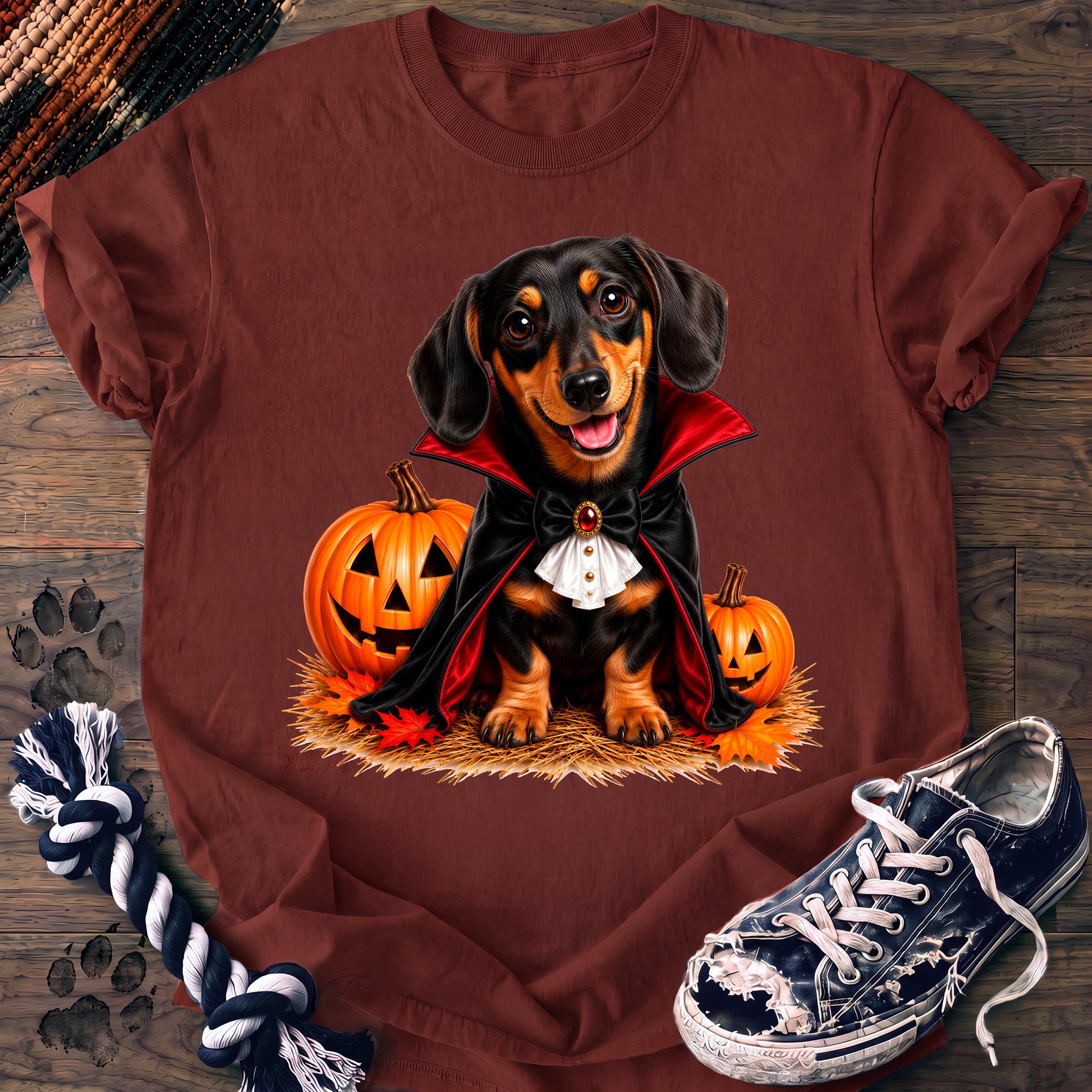 PAWSSION CLUB t-shirt in Brick color - SKU PC-0564