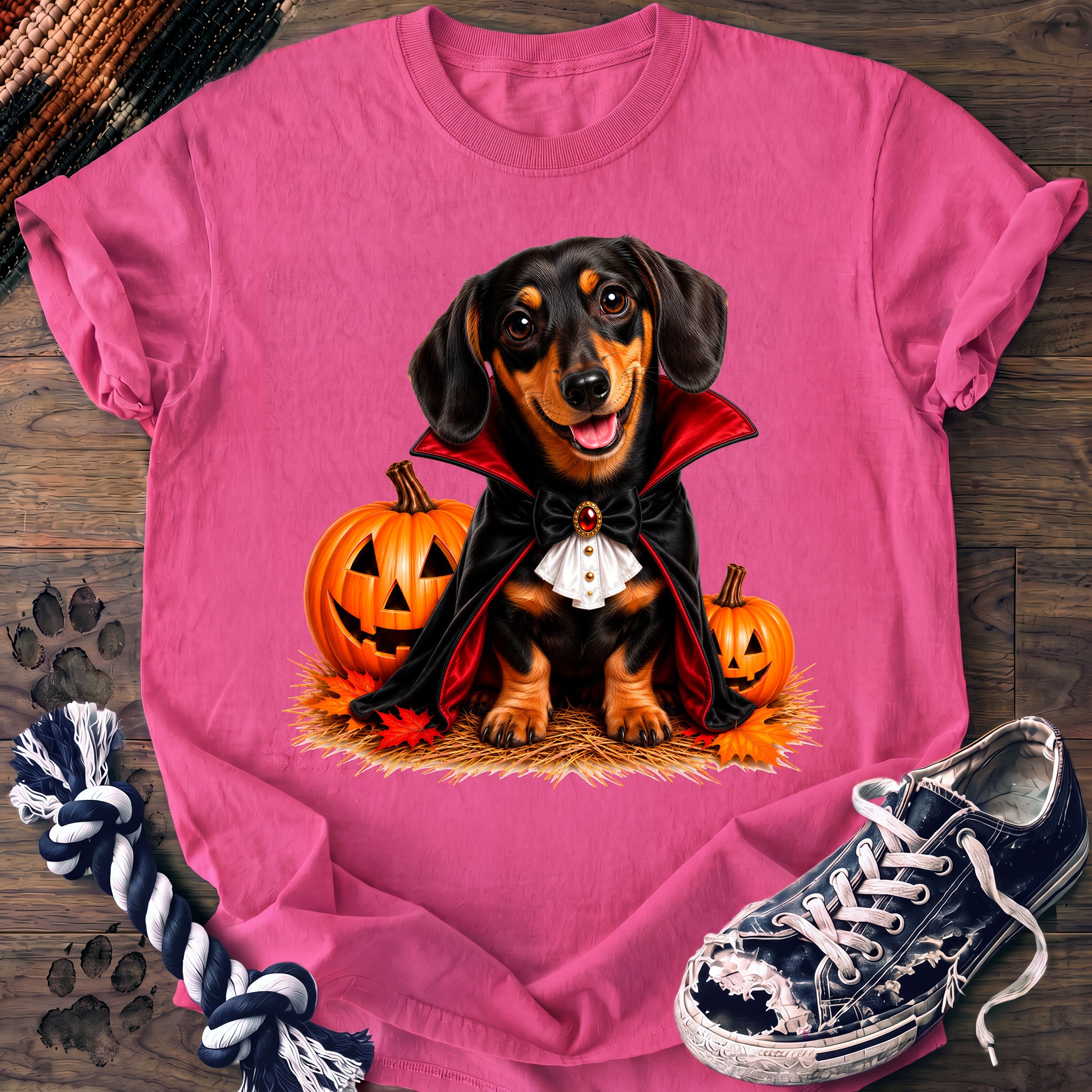 PAWSSION CLUB t-shirt in NeonPink color - SKU PC-0564