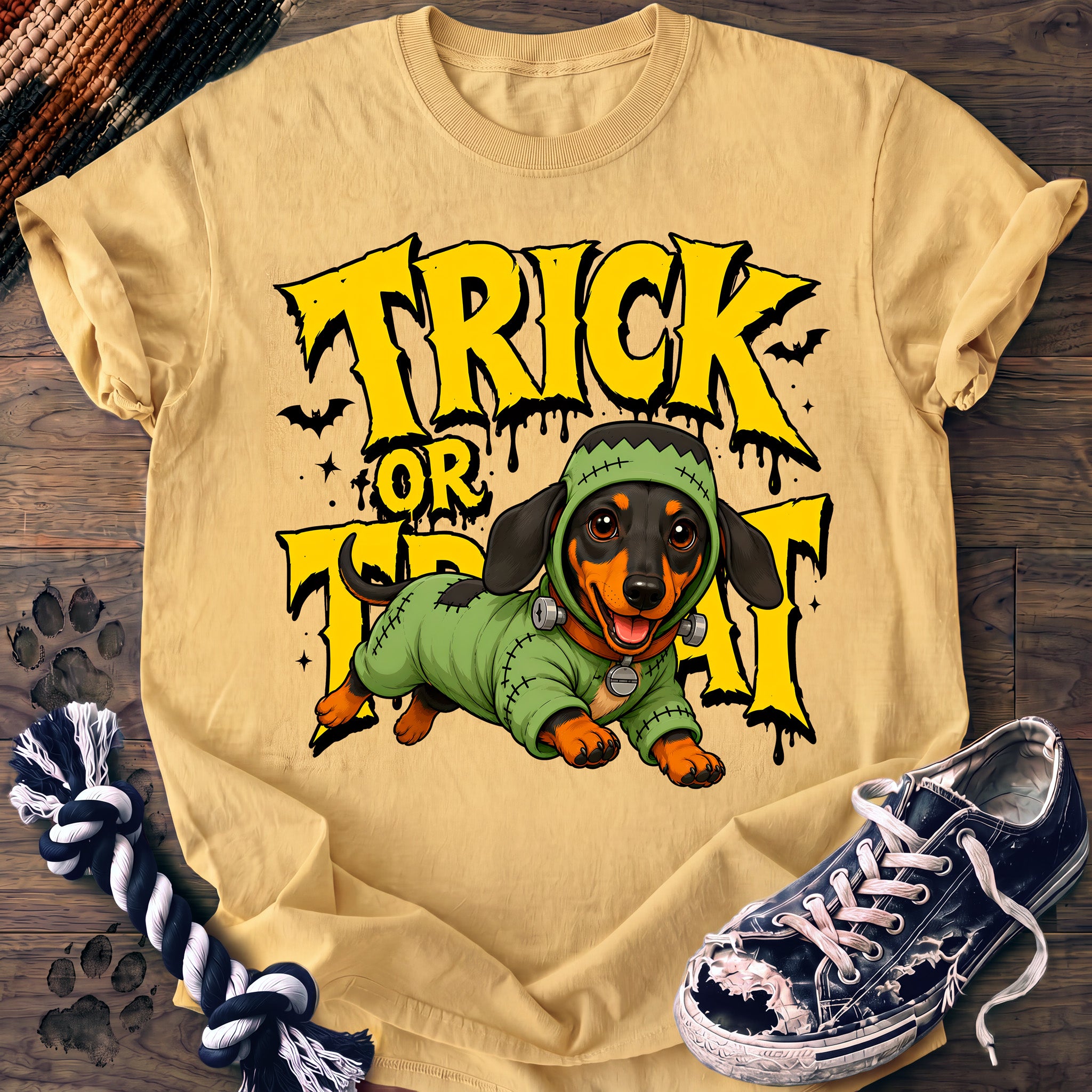 PAWSSION CLUB t-shirt in Butter color - SKU PC-0565