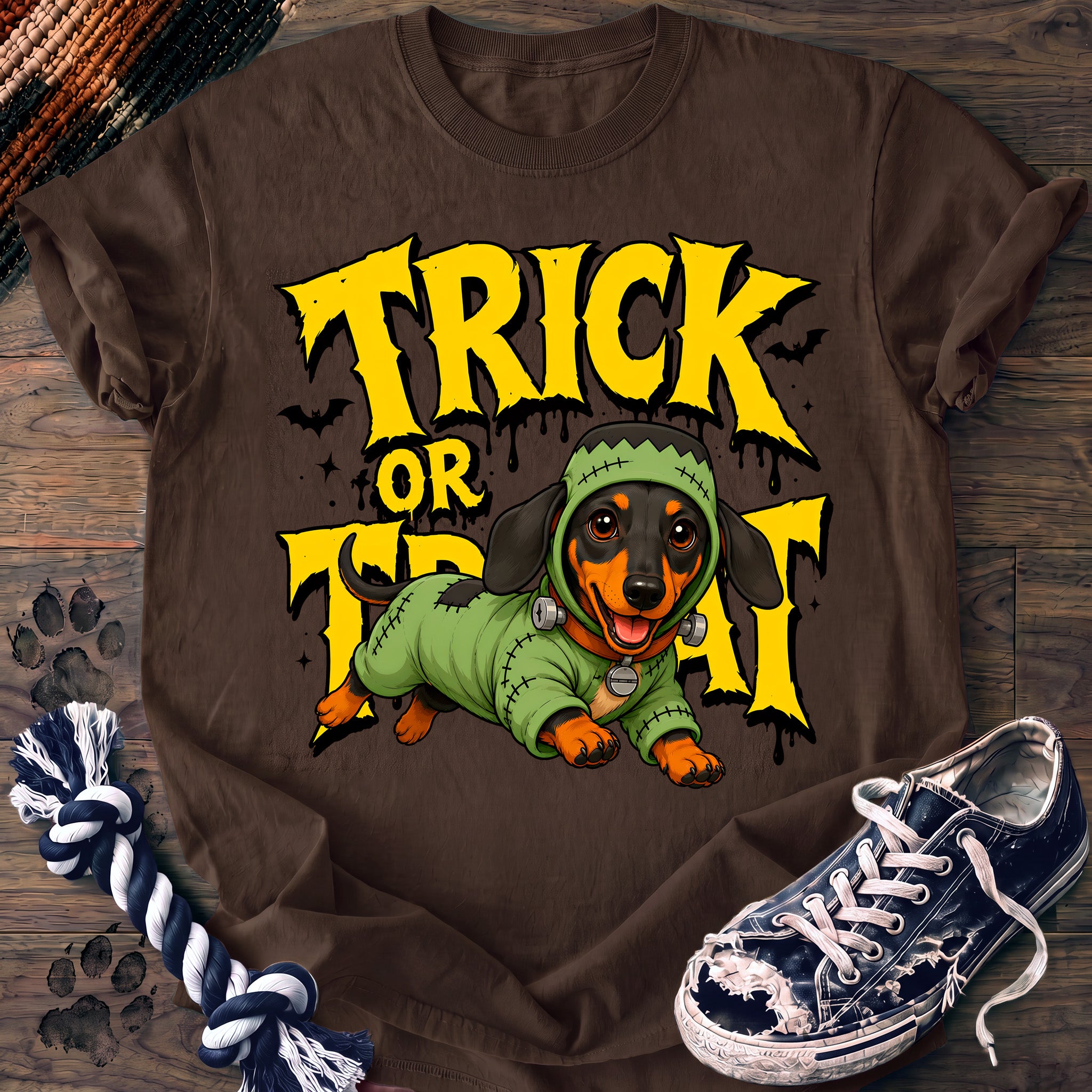 PAWSSION CLUB t-shirt in Espresso color - SKU PC-0565