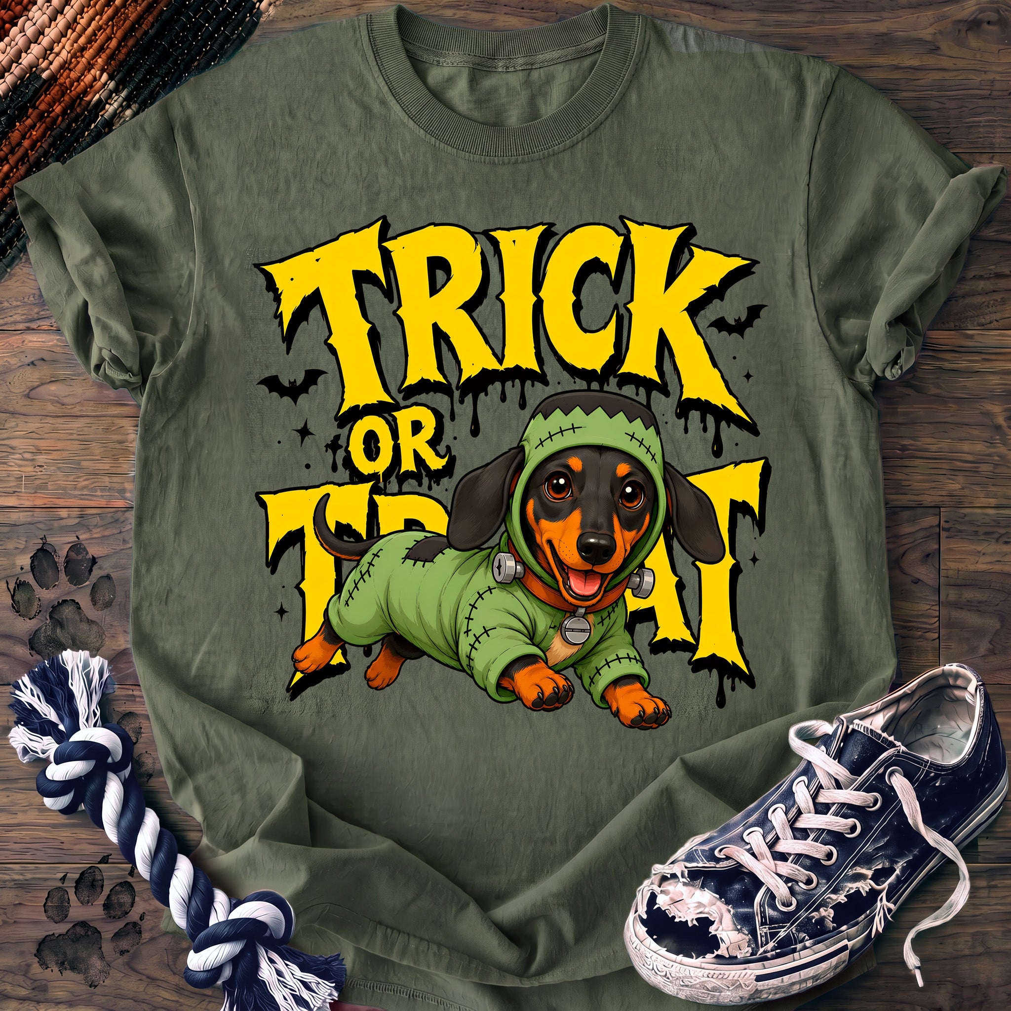 PAWSSION CLUB t-shirt in LightGreen color - SKU PC-0565