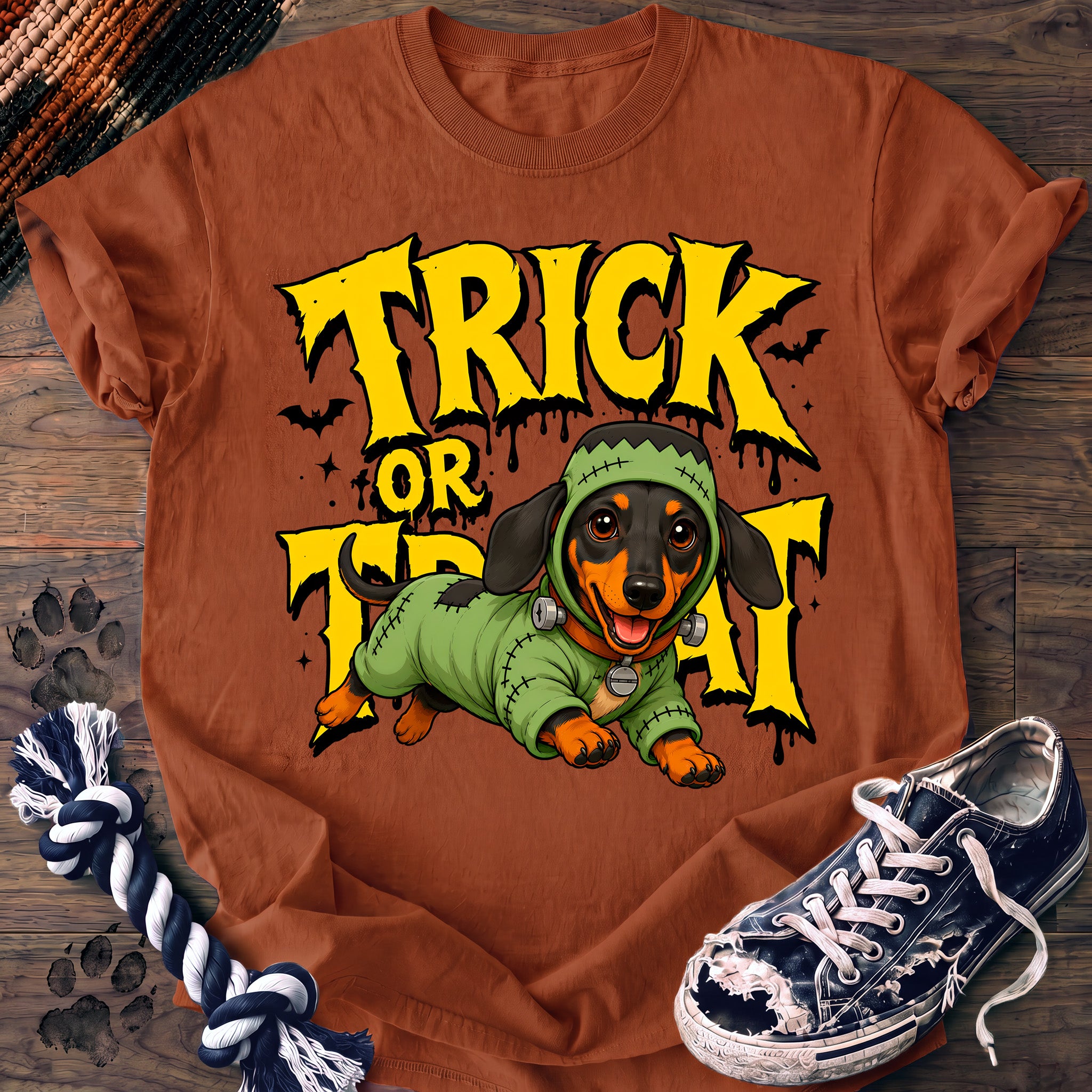 PAWSSION CLUB t-shirt in Yam color - SKU PC-0565