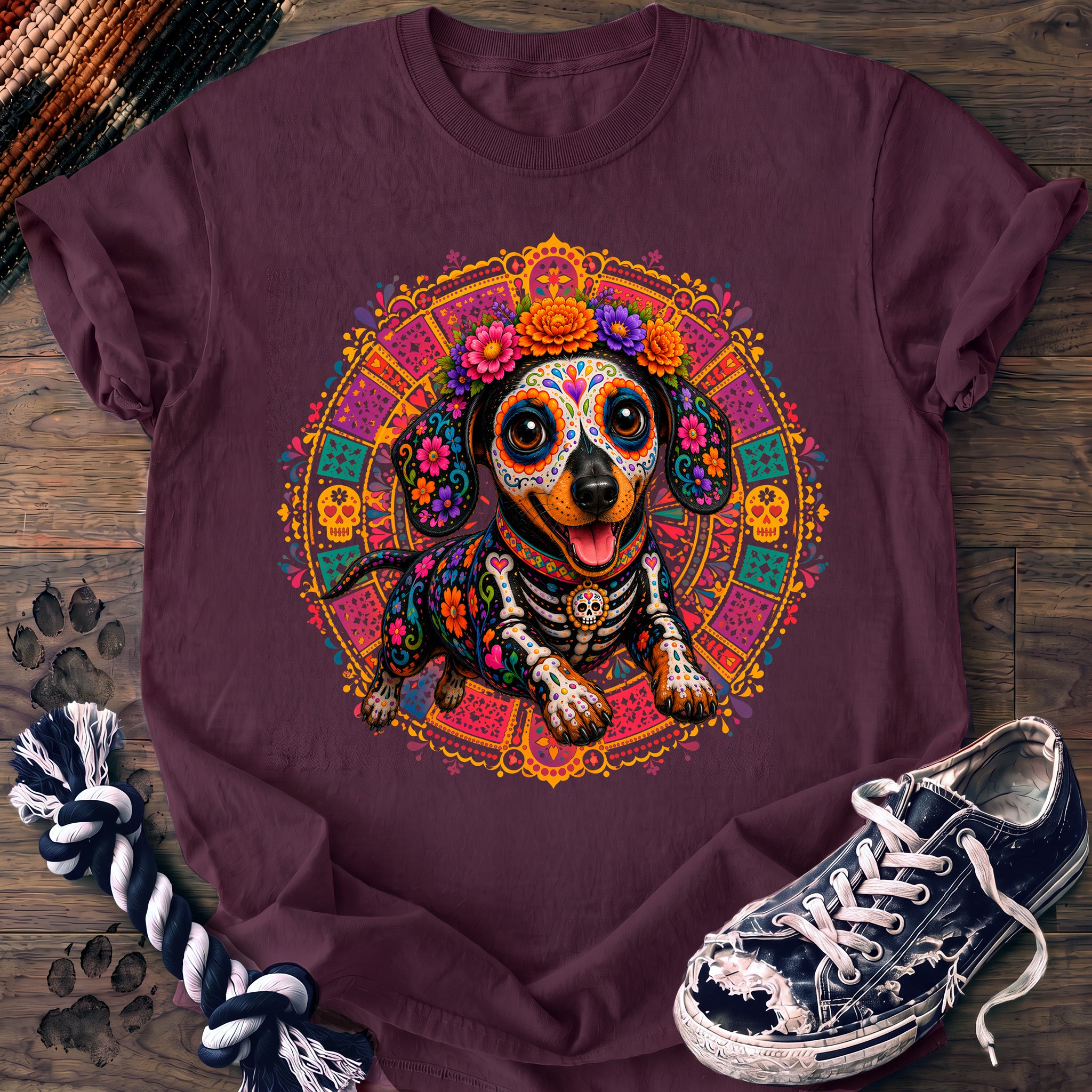 PAWSSION CLUB t-shirt in Berry color - SKU PC-0570