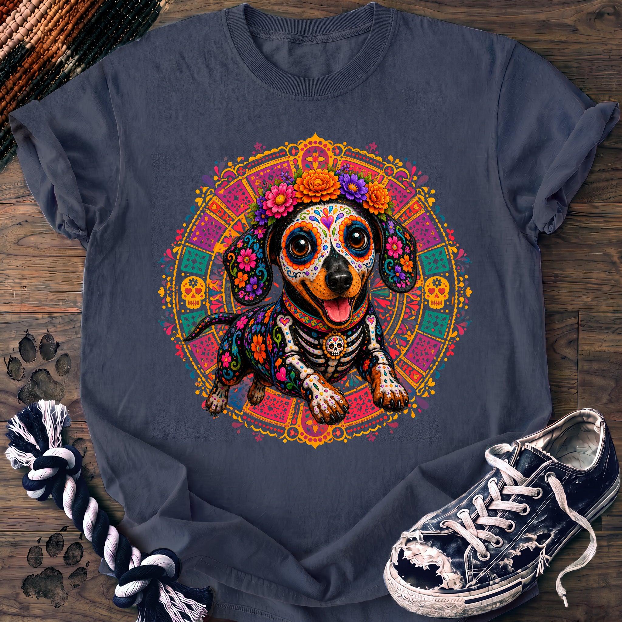 PAWSSION CLUB t-shirt in BlueJean color - SKU PC-0570