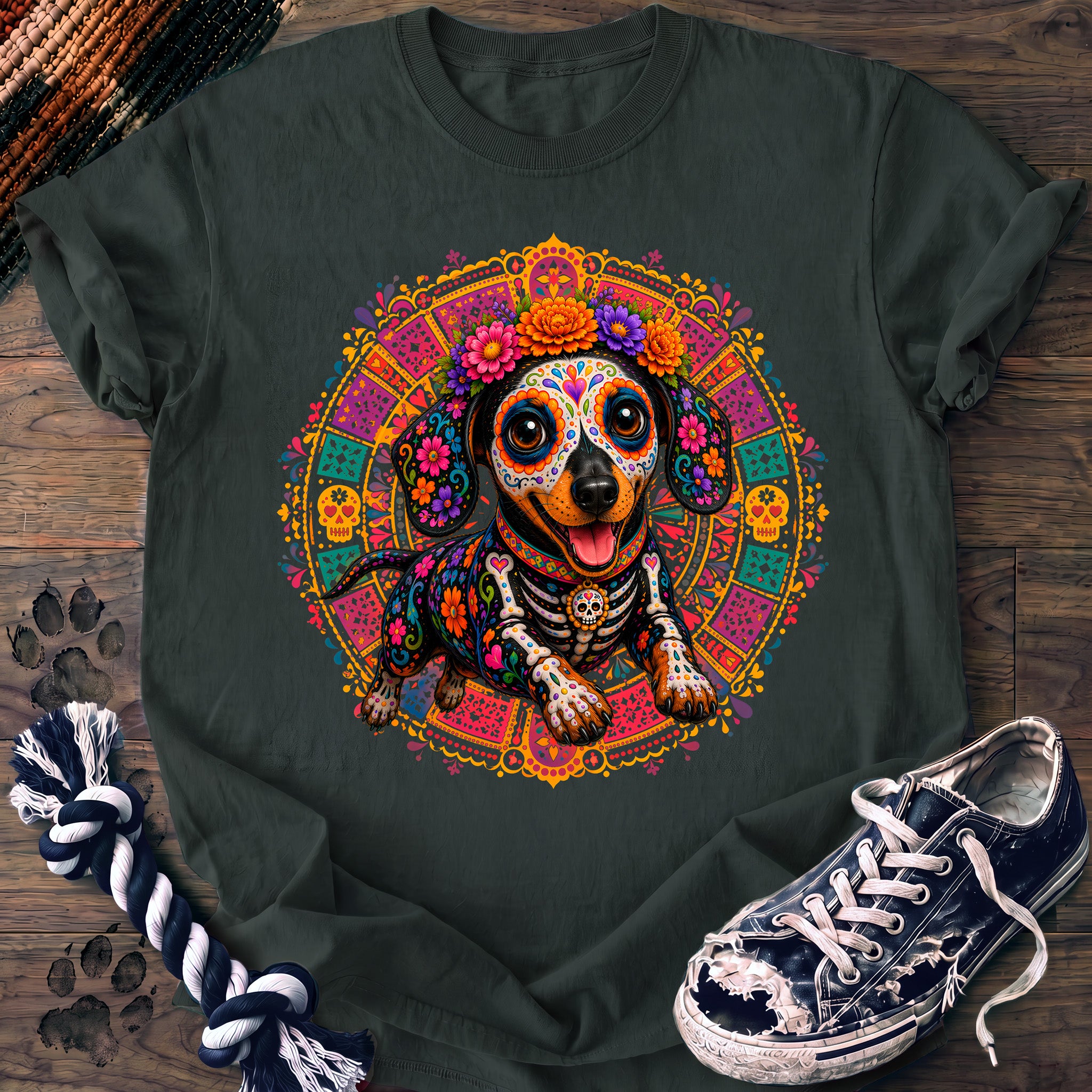 PAWSSION CLUB t-shirt in BlueSpruce color - SKU PC-0570