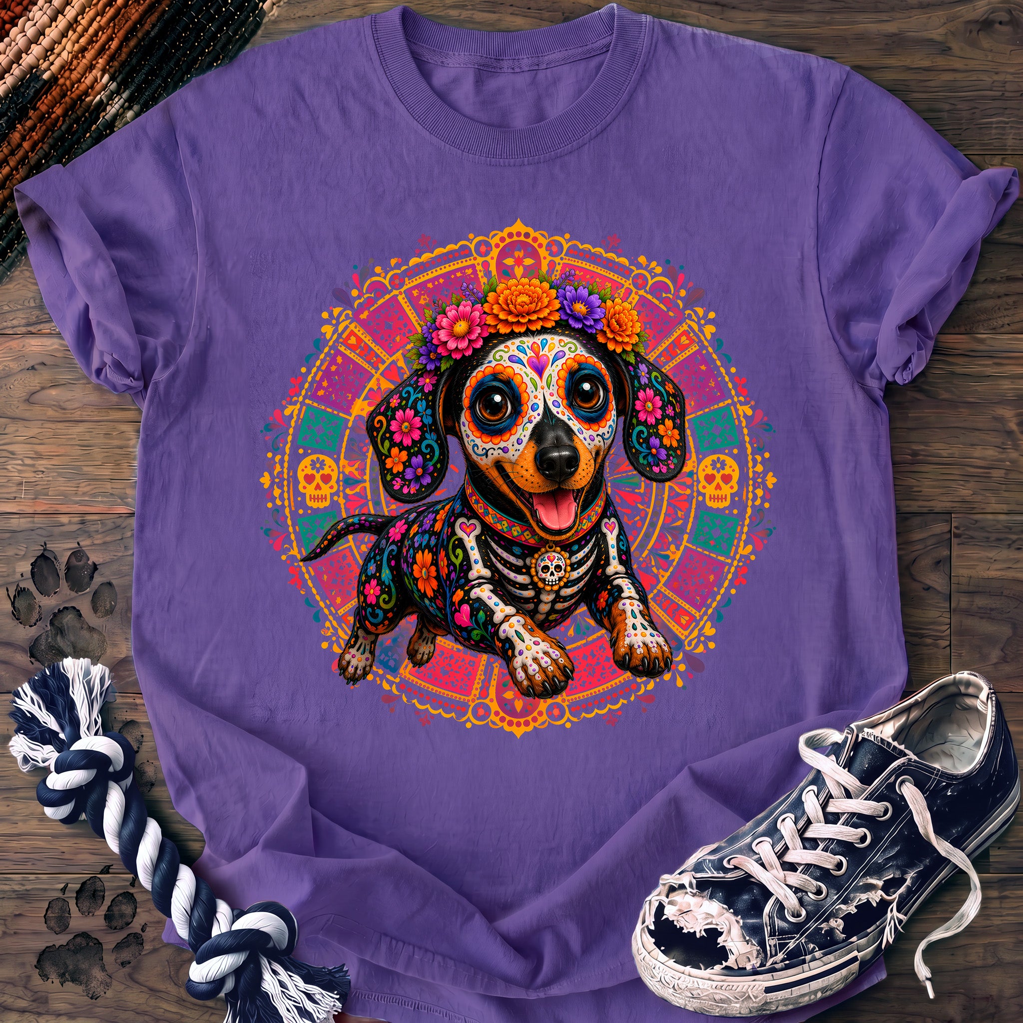 PAWSSION CLUB t-shirt in Violet color - SKU PC-0570