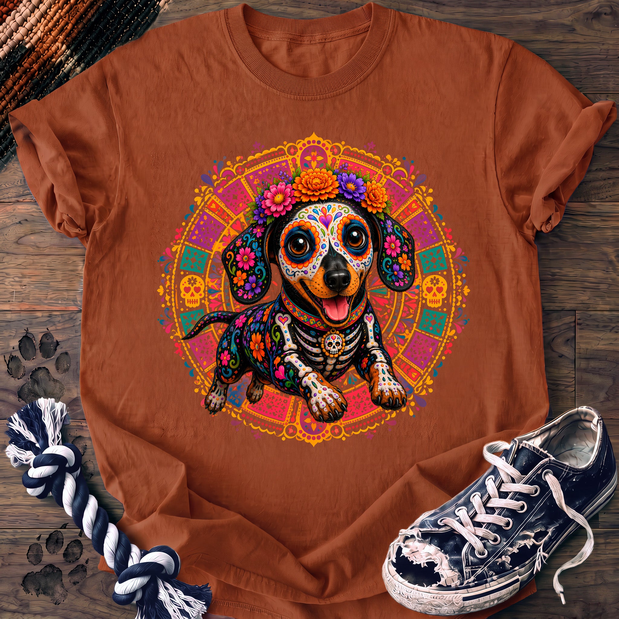 PAWSSION CLUB t-shirt in Yam color - SKU PC-0570