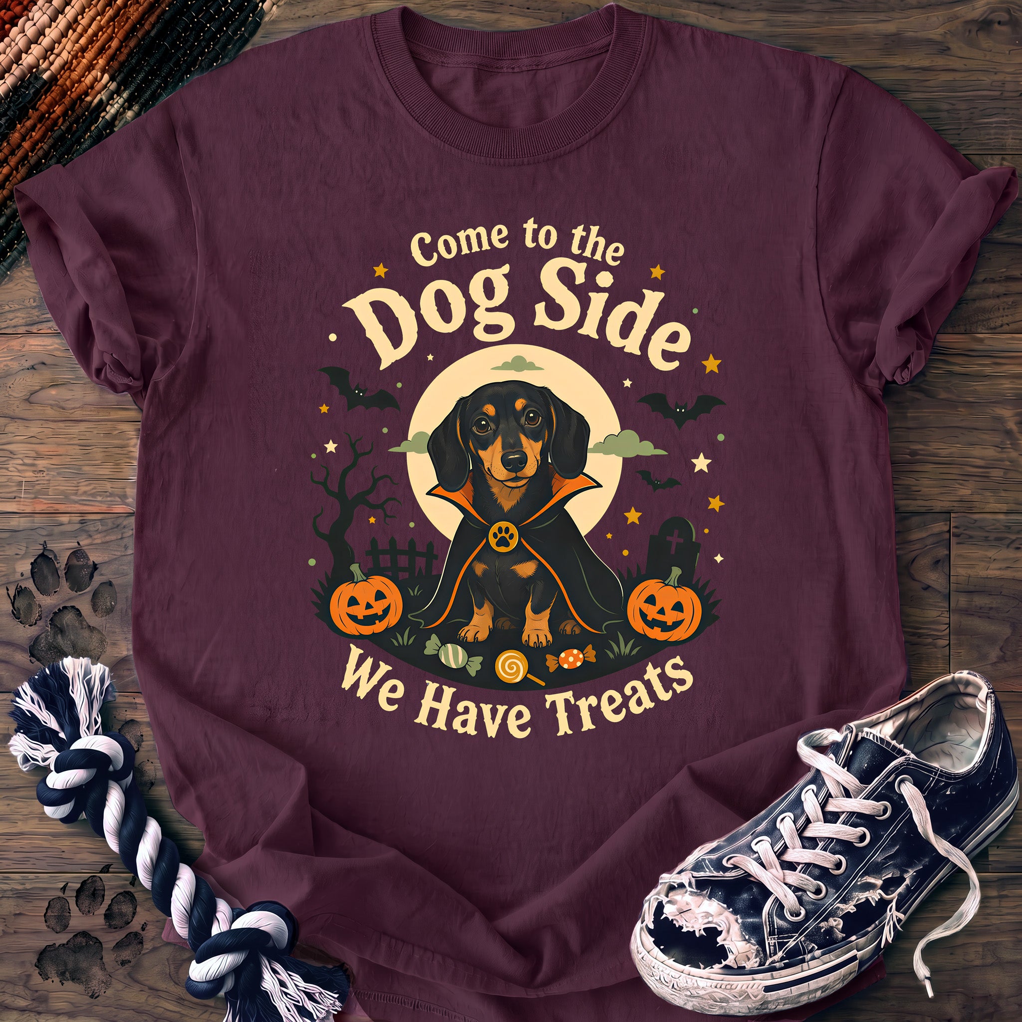 PAWSSION CLUB t-shirt in Berry color - SKU PC-0573