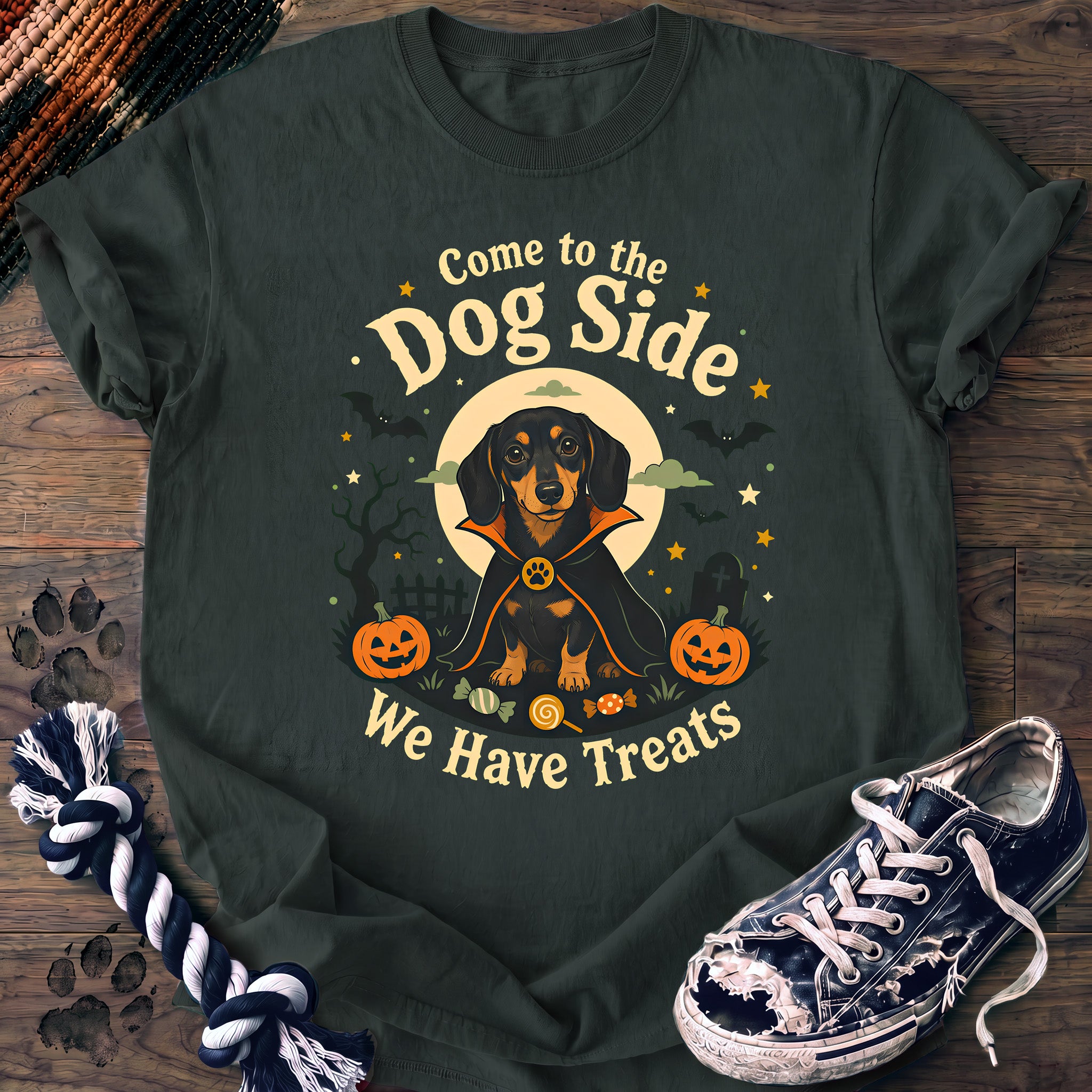 PAWSSION CLUB t-shirt in BlueSpruce color - SKU PC-0573