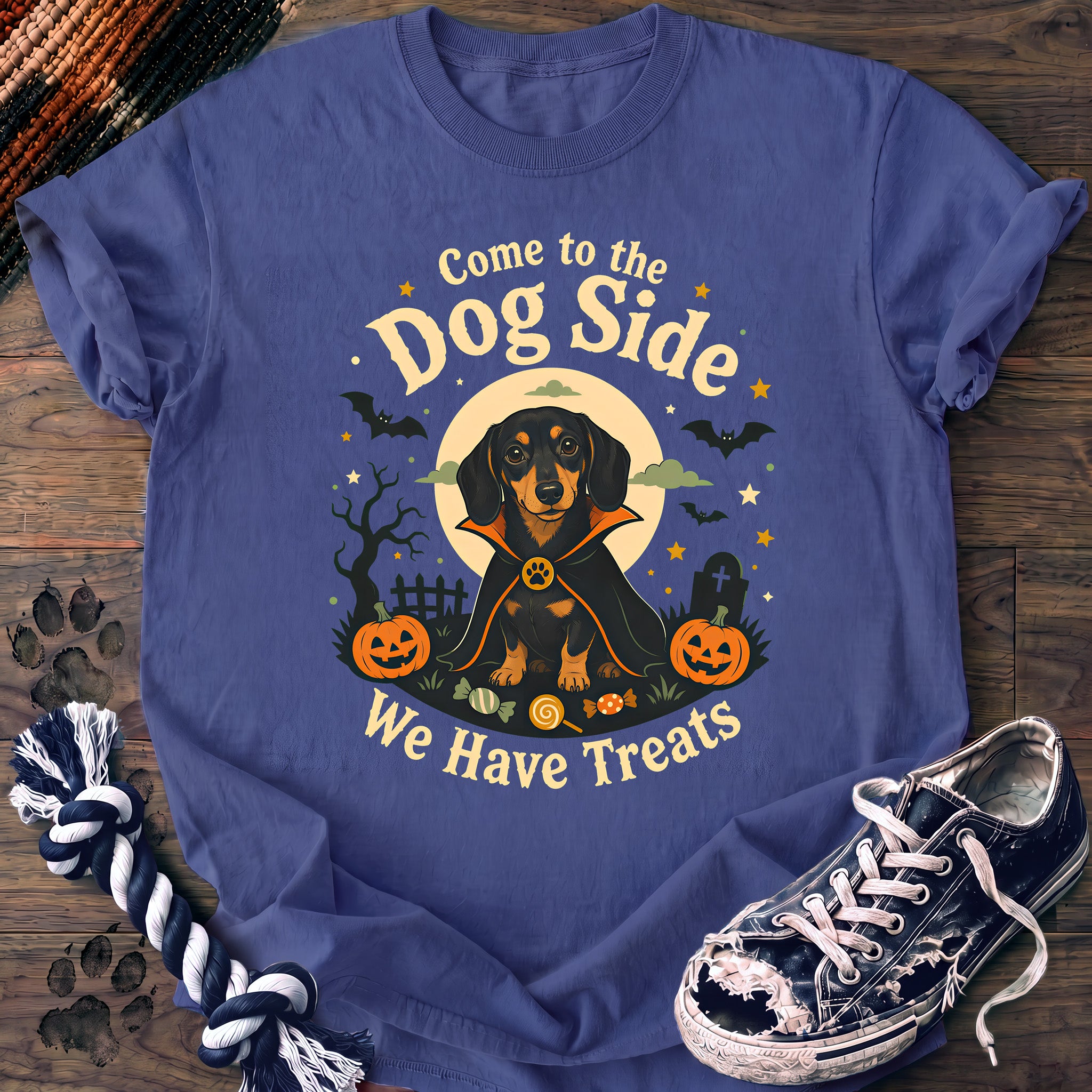 PAWSSION CLUB t-shirt in FloBlue color - SKU PC-0573