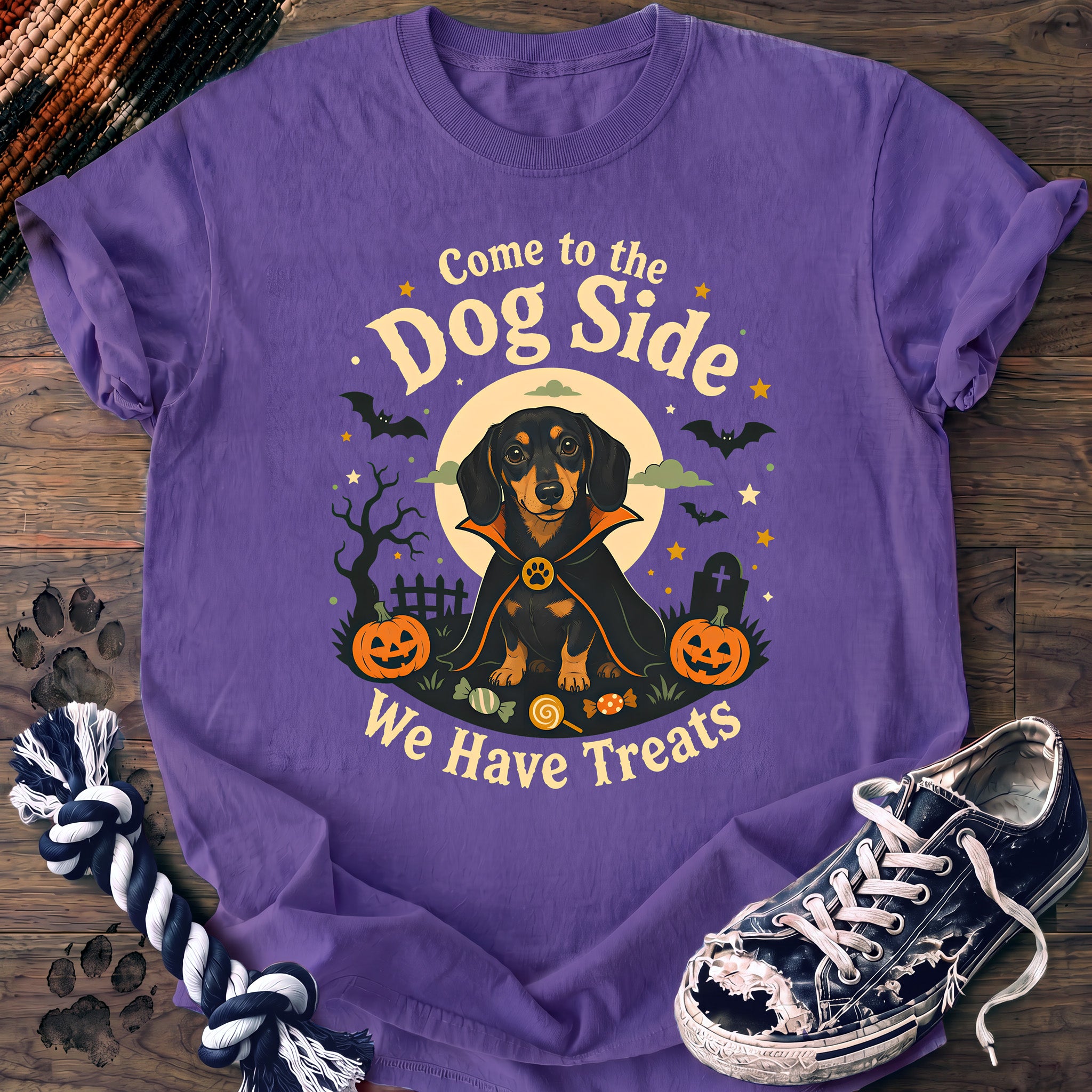 PAWSSION CLUB t-shirt in Violet color - SKU PC-0573