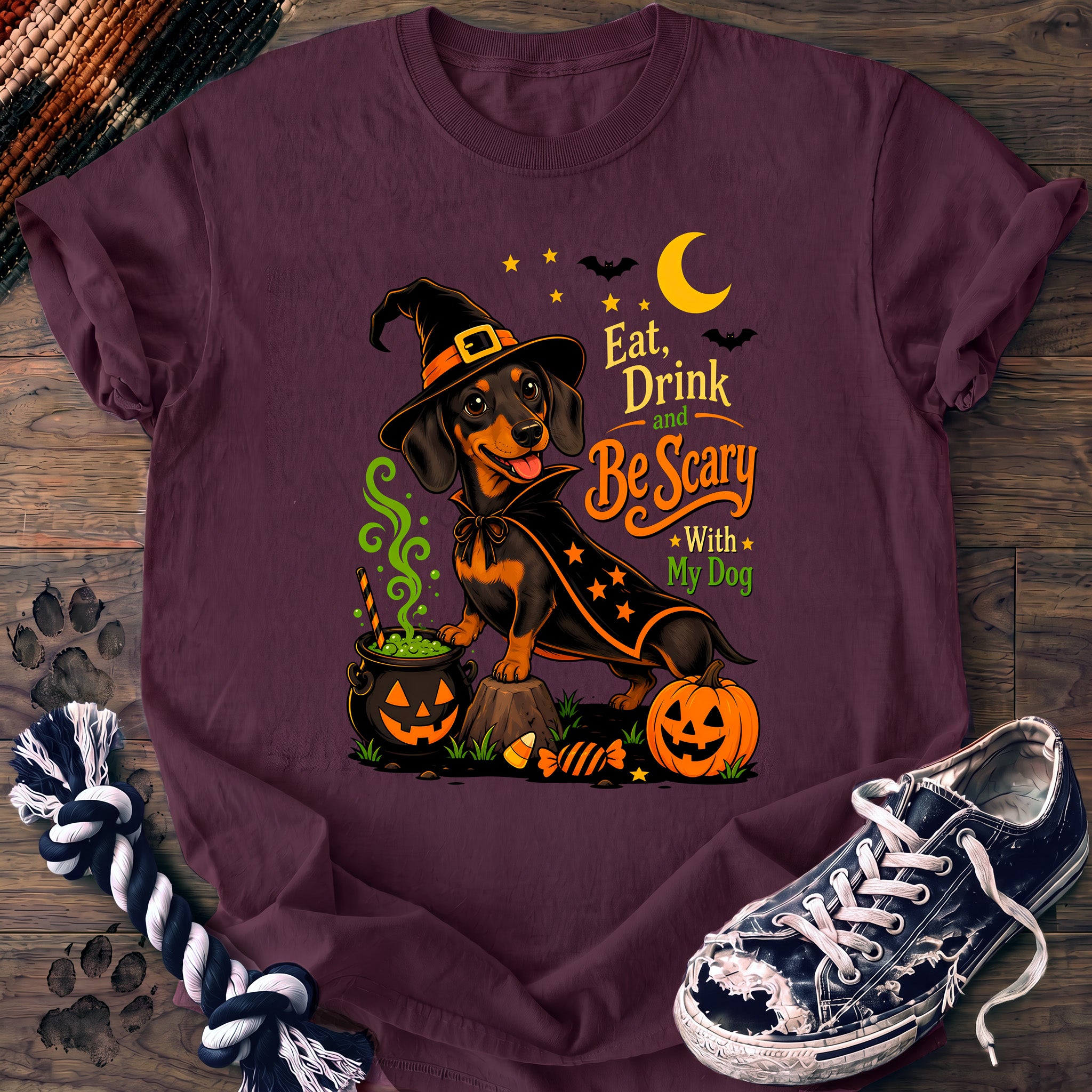 PAWSSION CLUB t-shirt in Berry color - SKU PC-0574