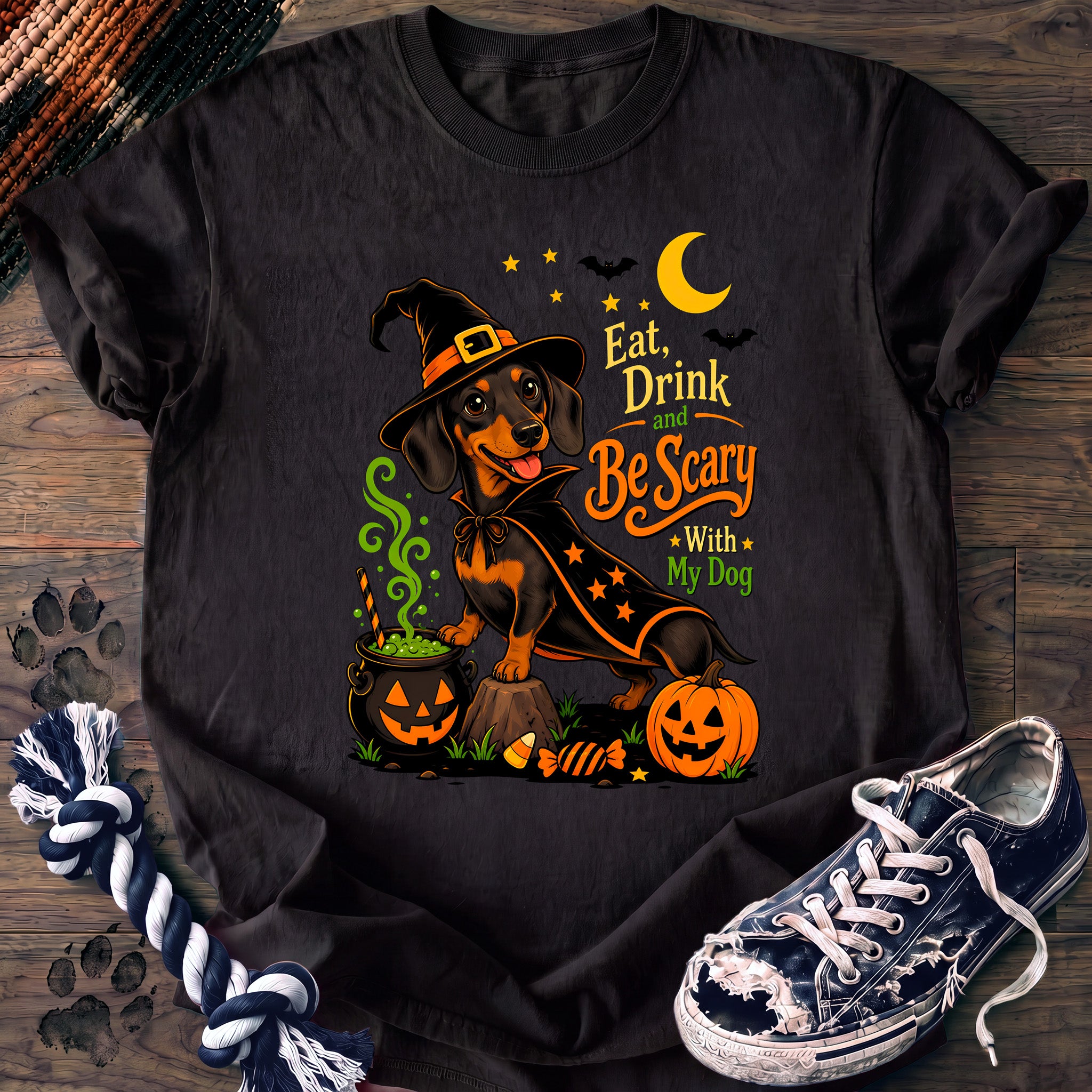 PAWSSION CLUB t-shirt in Black color - SKU PC-0574