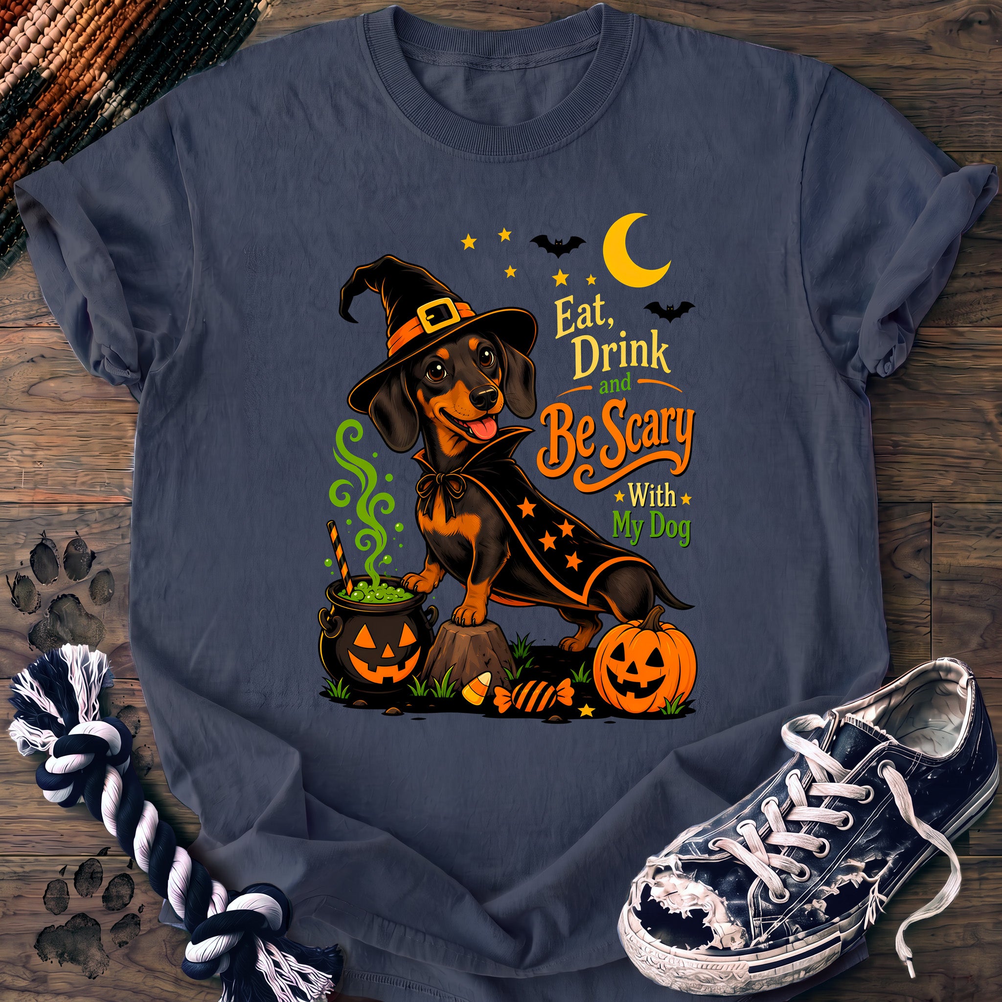 PAWSSION CLUB t-shirt in BlueJean color - SKU PC-0574