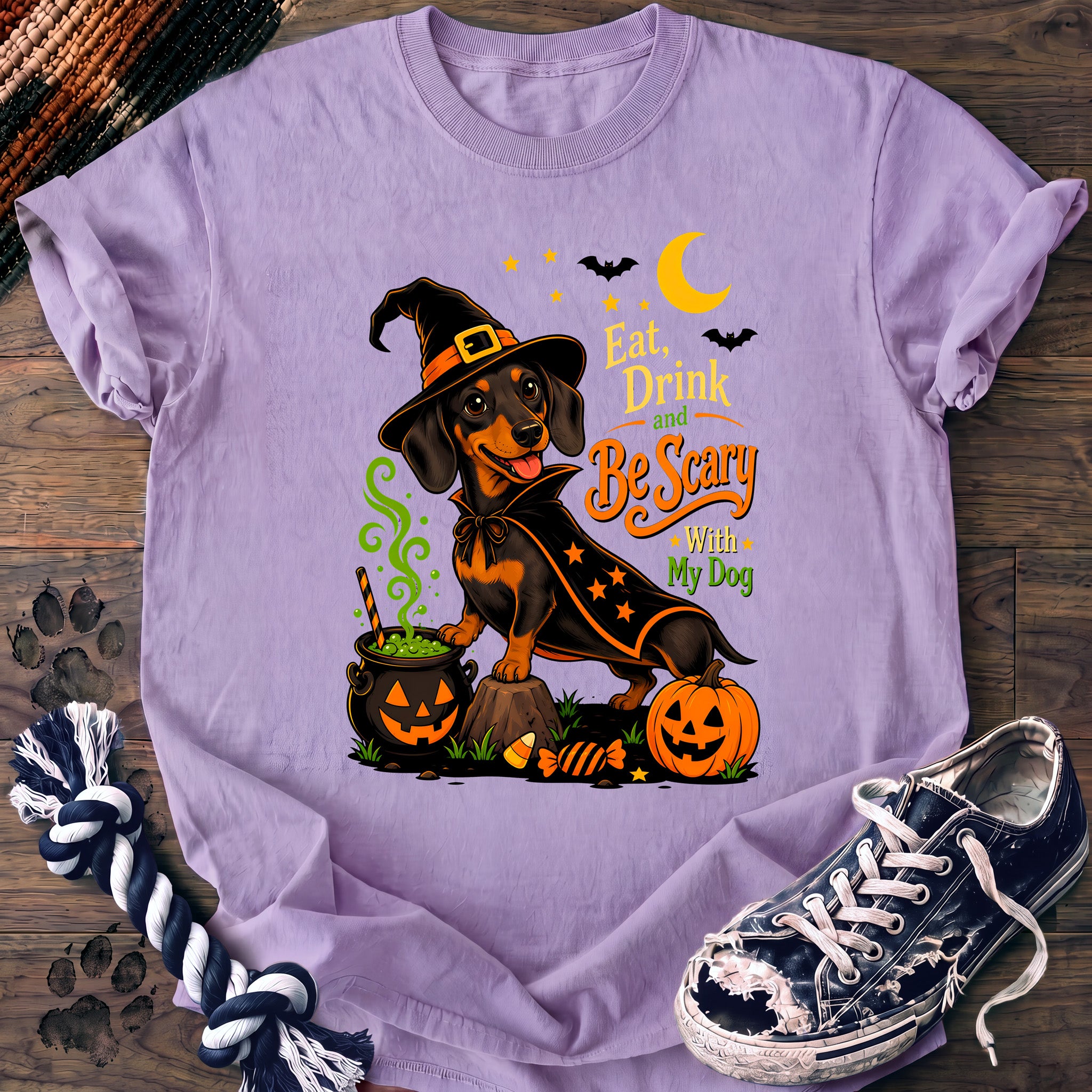 PAWSSION CLUB t-shirt in Orchid color - SKU PC-0574