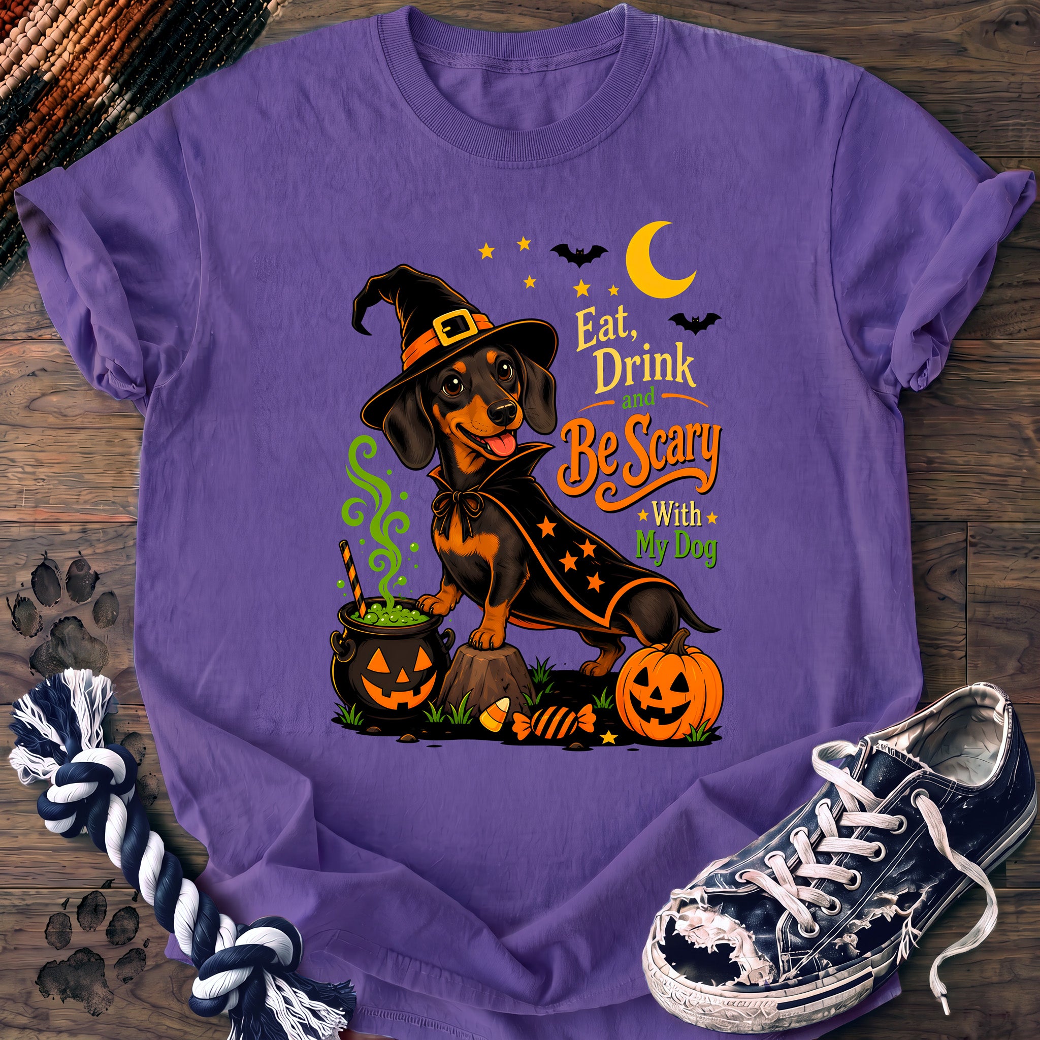 PAWSSION CLUB t-shirt in Violet color - SKU PC-0574