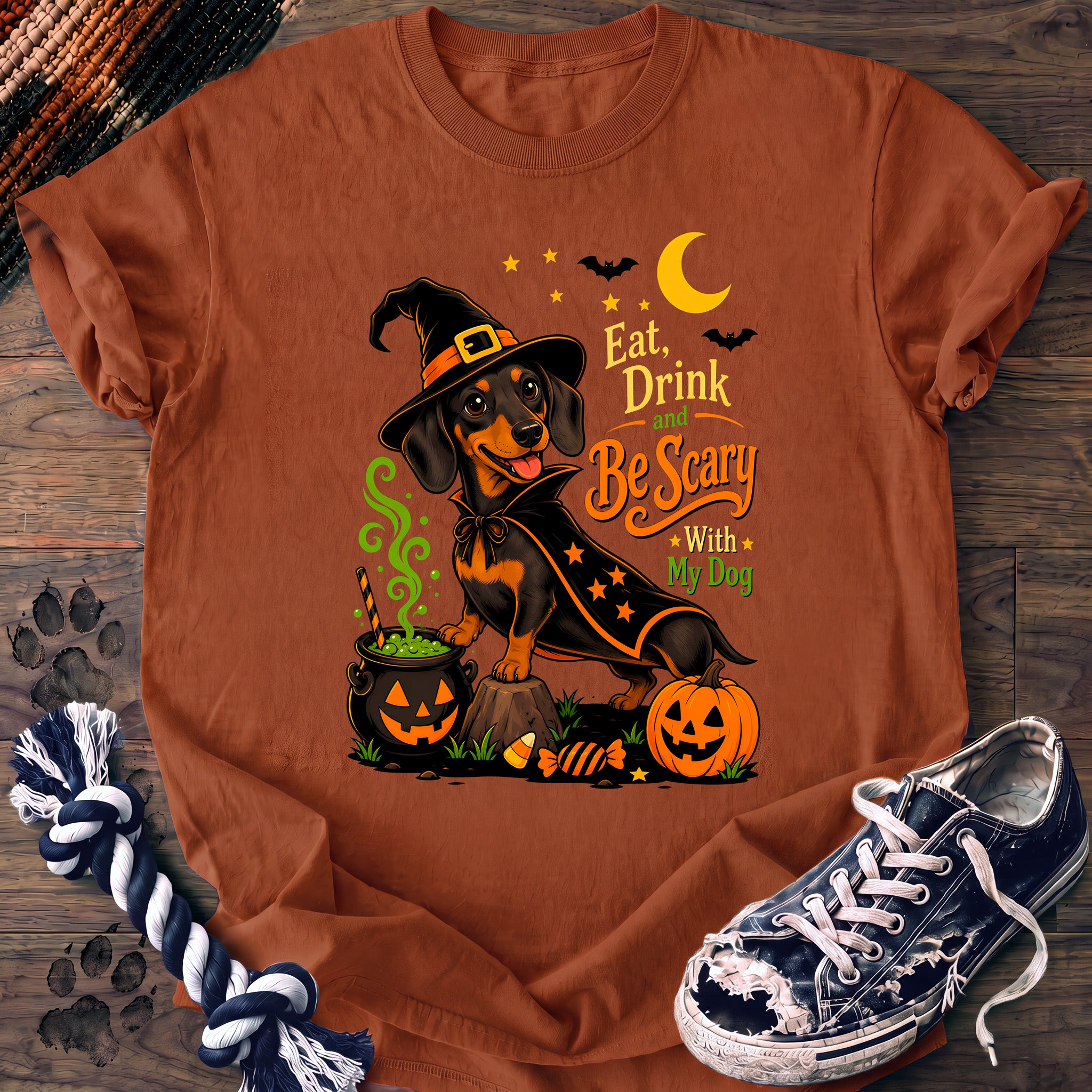 PAWSSION CLUB t-shirt in Yam color - SKU PC-0574