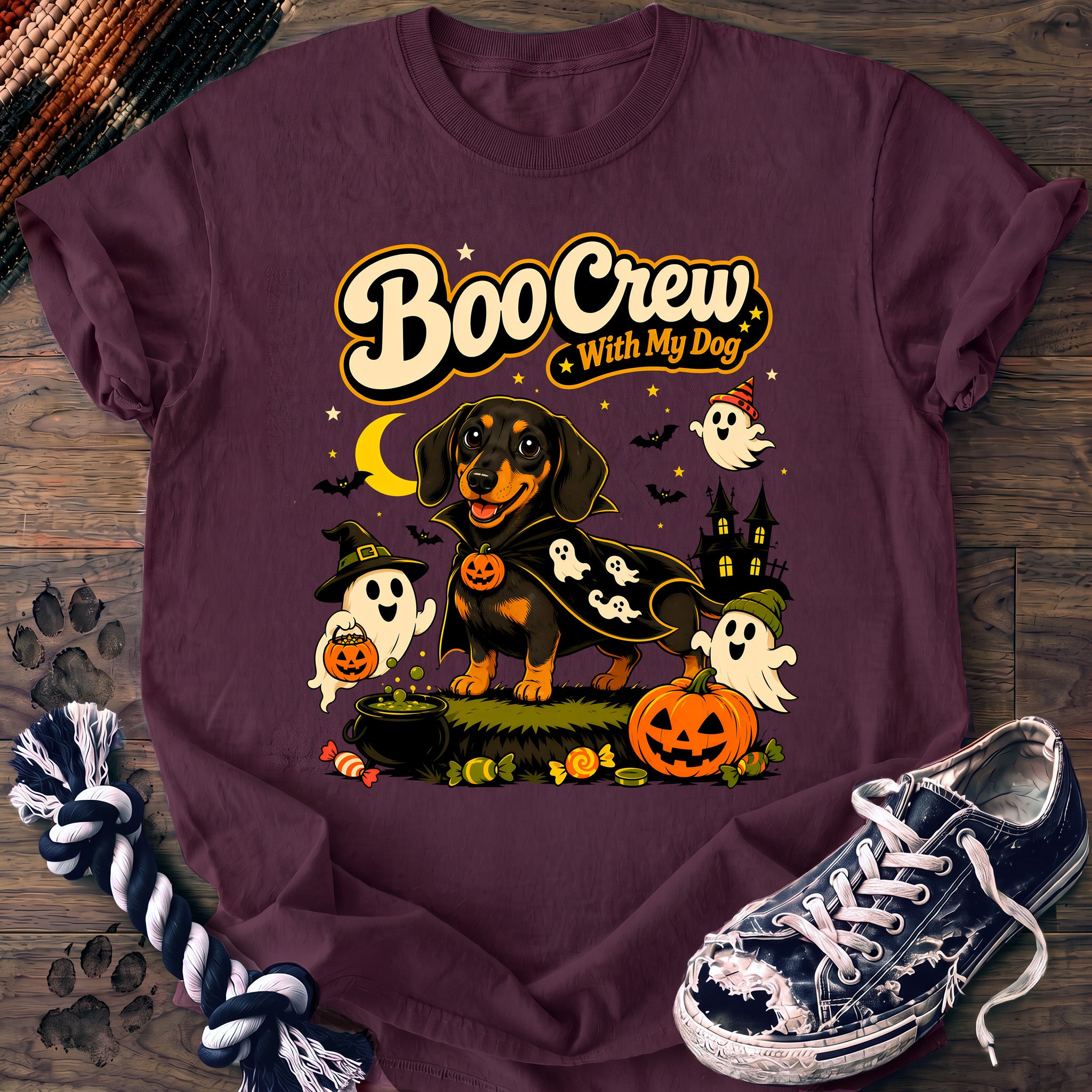 PAWSSION CLUB t-shirt in Berry color - SKU PC-0575