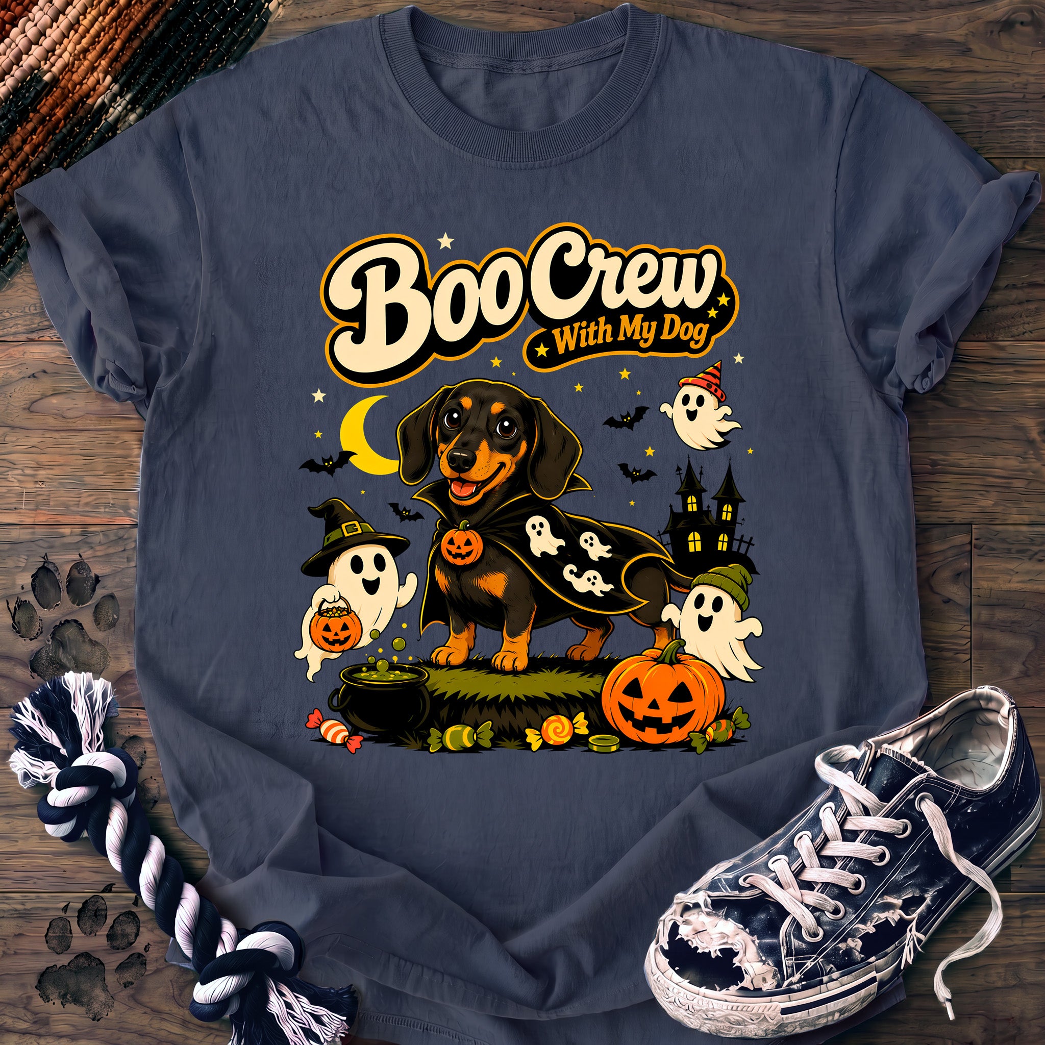 PAWSSION CLUB t-shirt in BlueJean color - SKU PC-0575