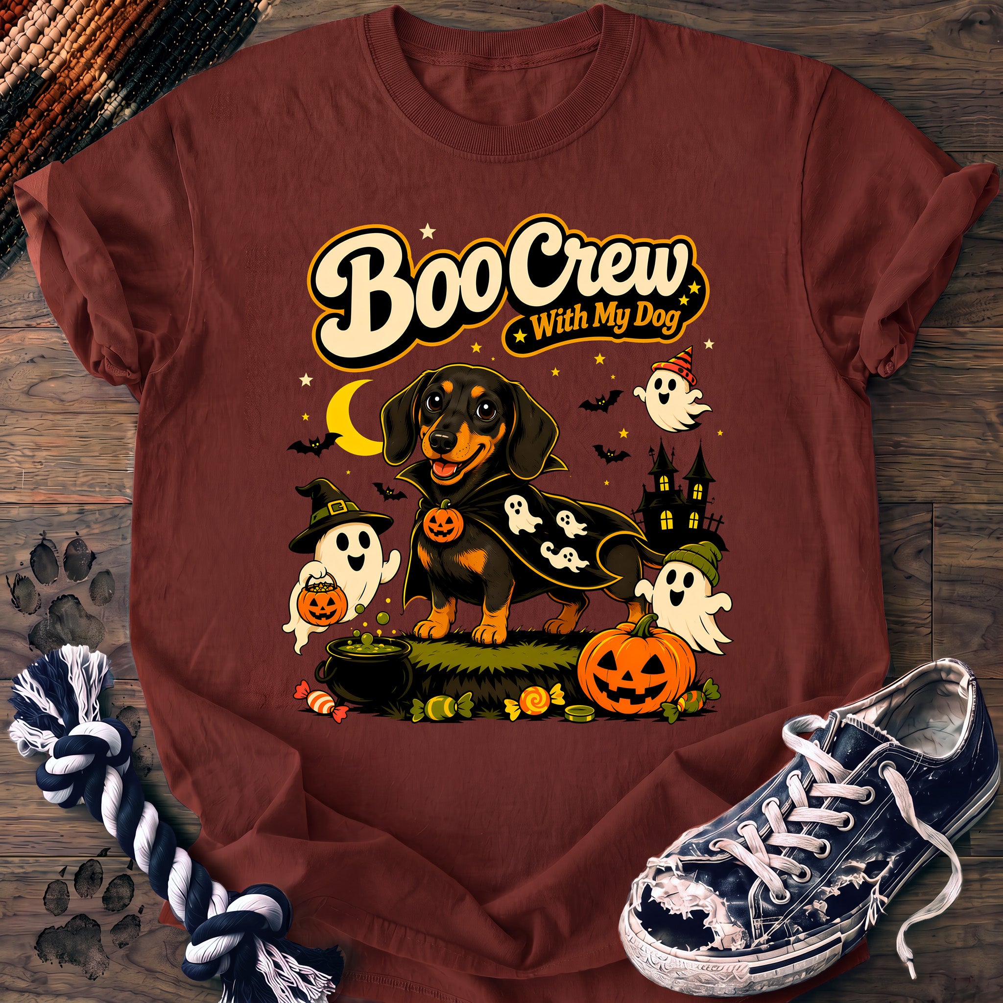 PAWSSION CLUB t-shirt in Brick color - SKU PC-0575