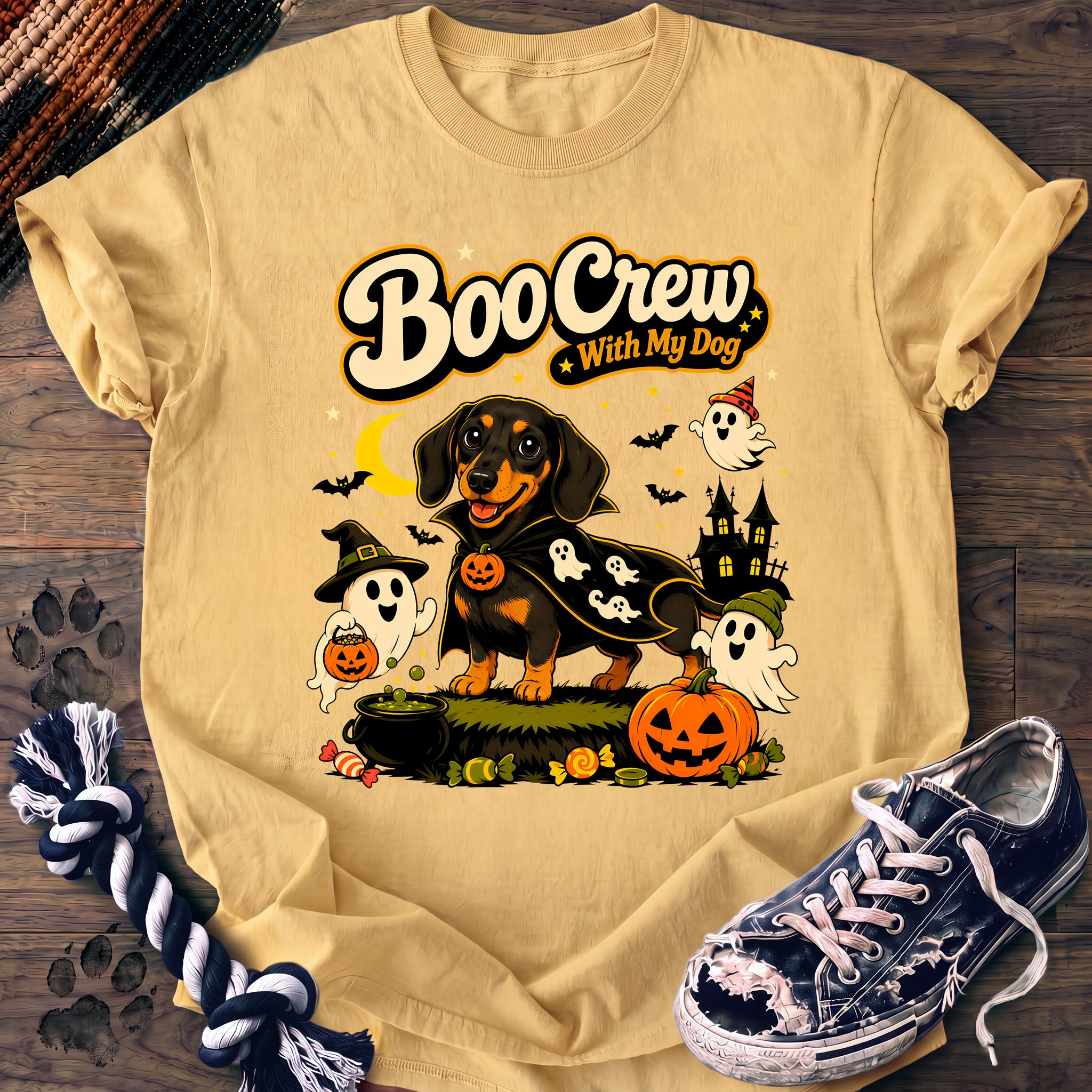 PAWSSION CLUB t-shirt in Butter color - SKU PC-0575