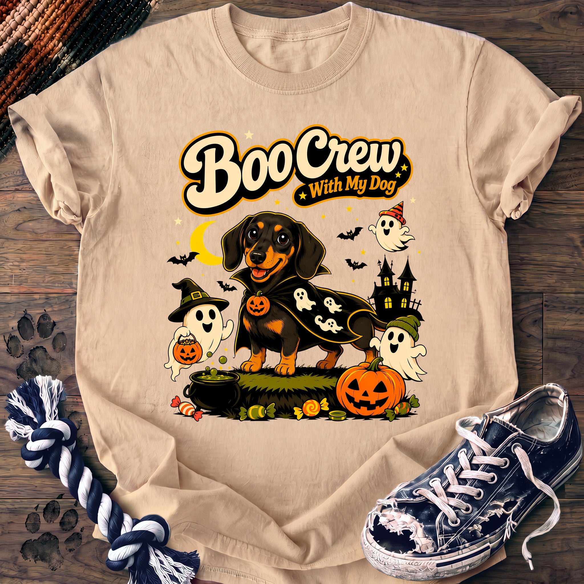 PAWSSION CLUB t-shirt in Ivory color - SKU PC-0575