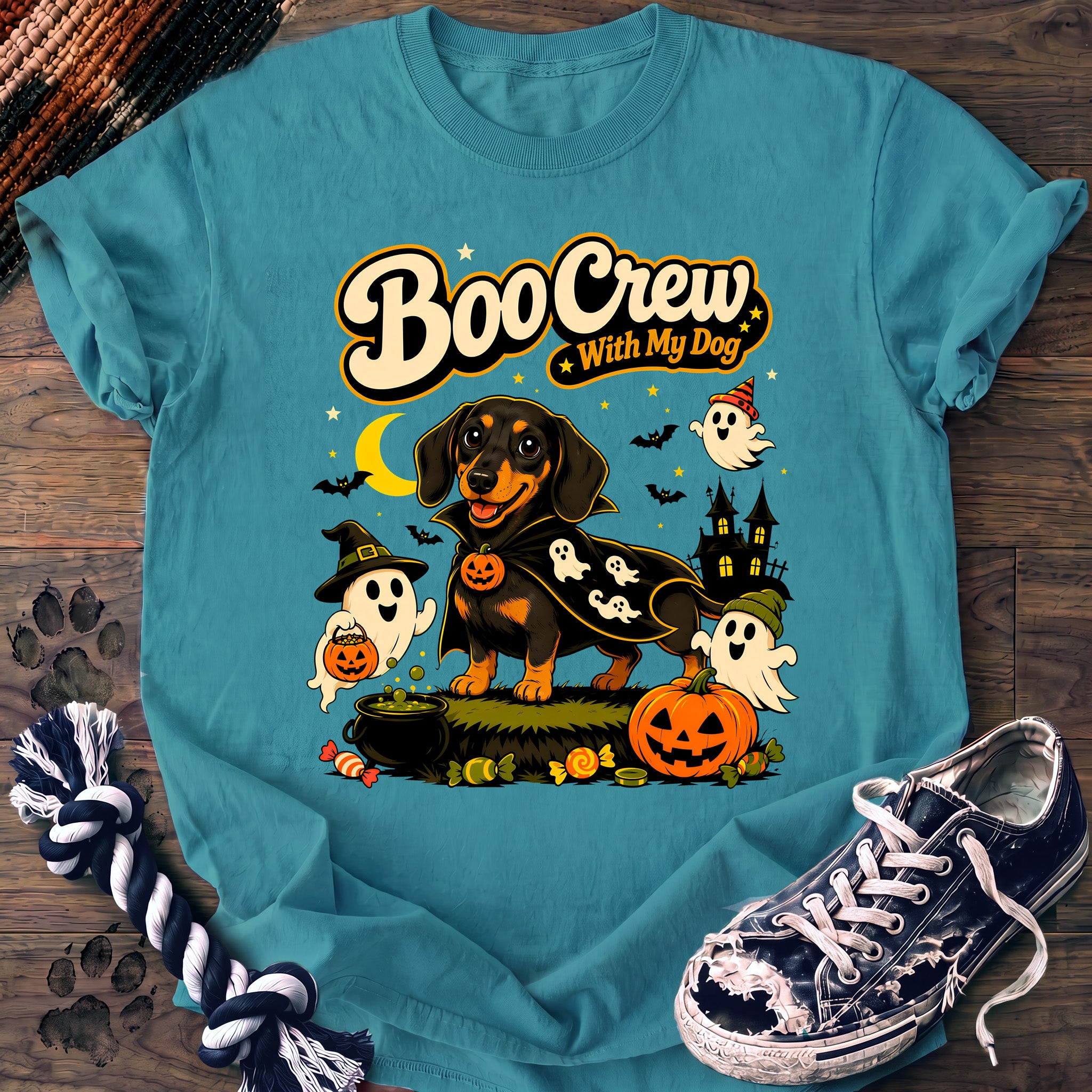 PAWSSION CLUB t-shirt in LagoonBlue color - SKU PC-0575