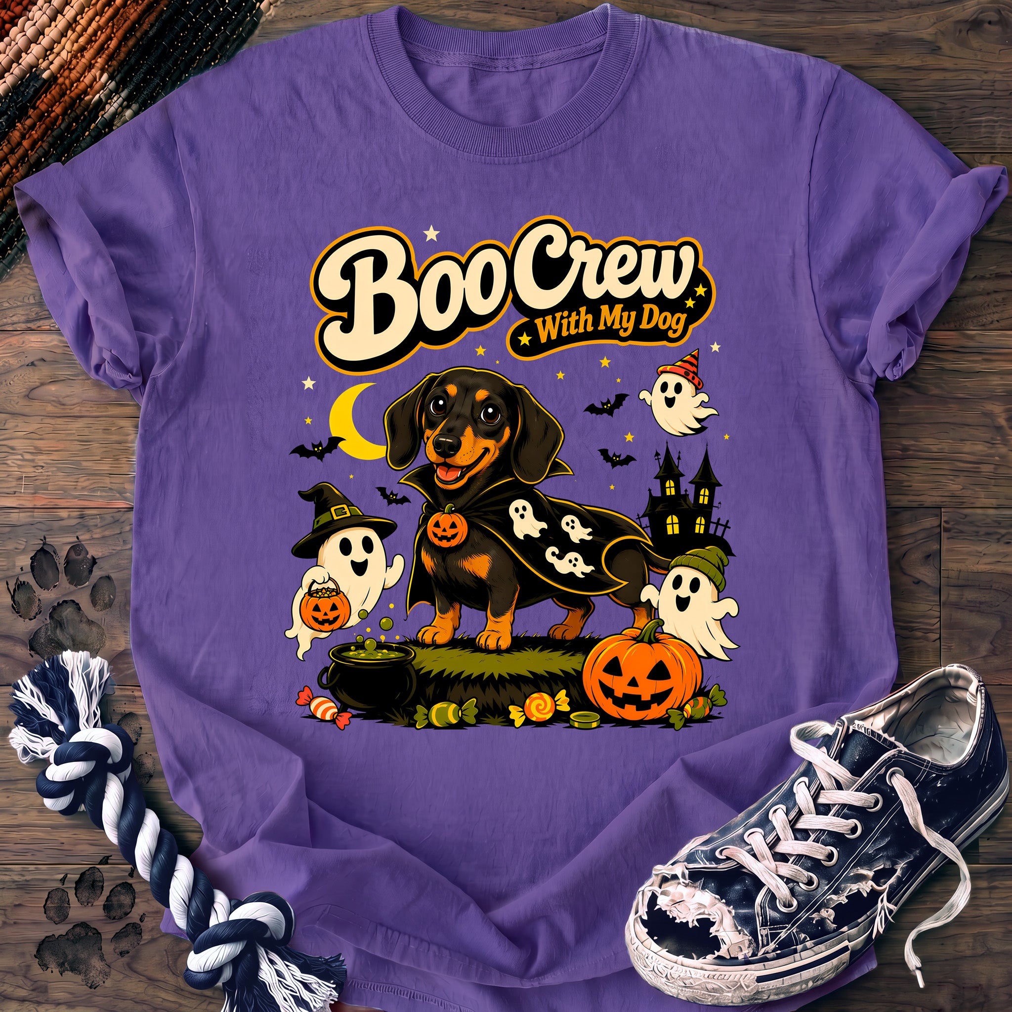 PAWSSION CLUB t-shirt in Violet color - SKU PC-0575