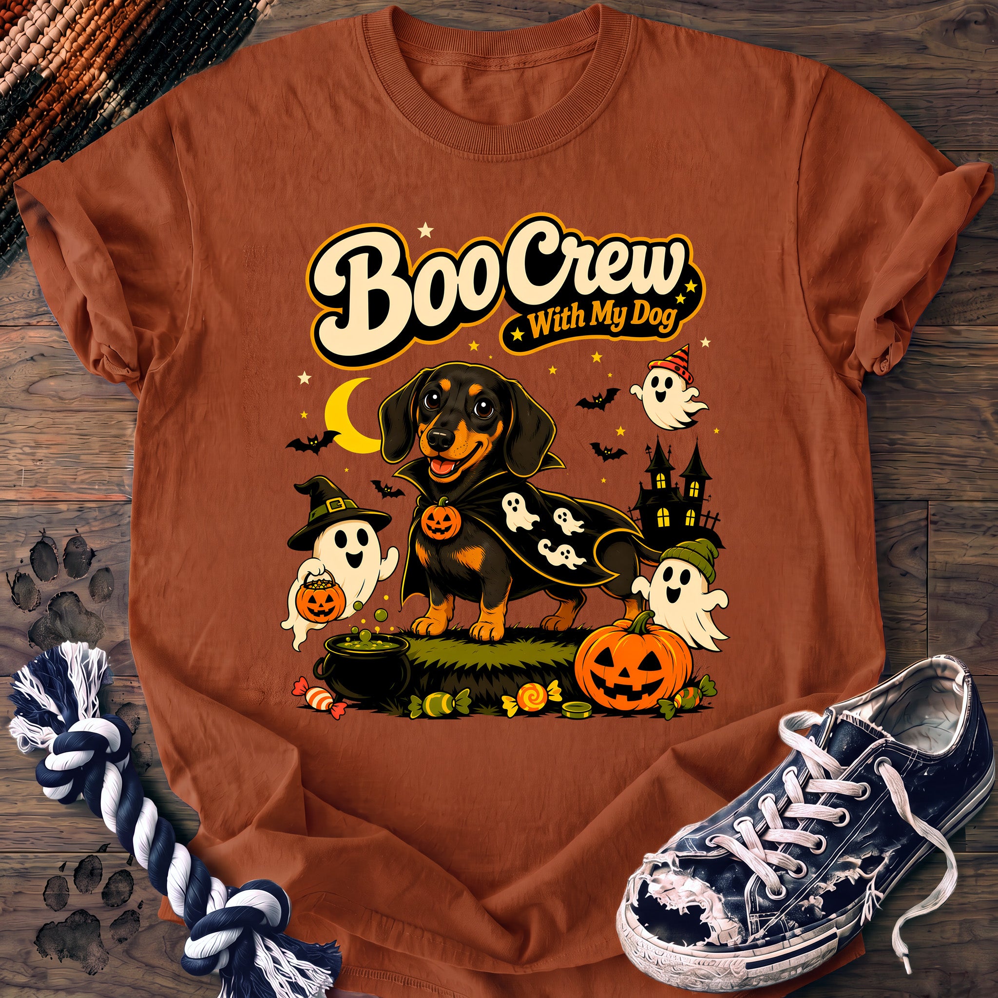 PAWSSION CLUB t-shirt in Yam color - SKU PC-0575