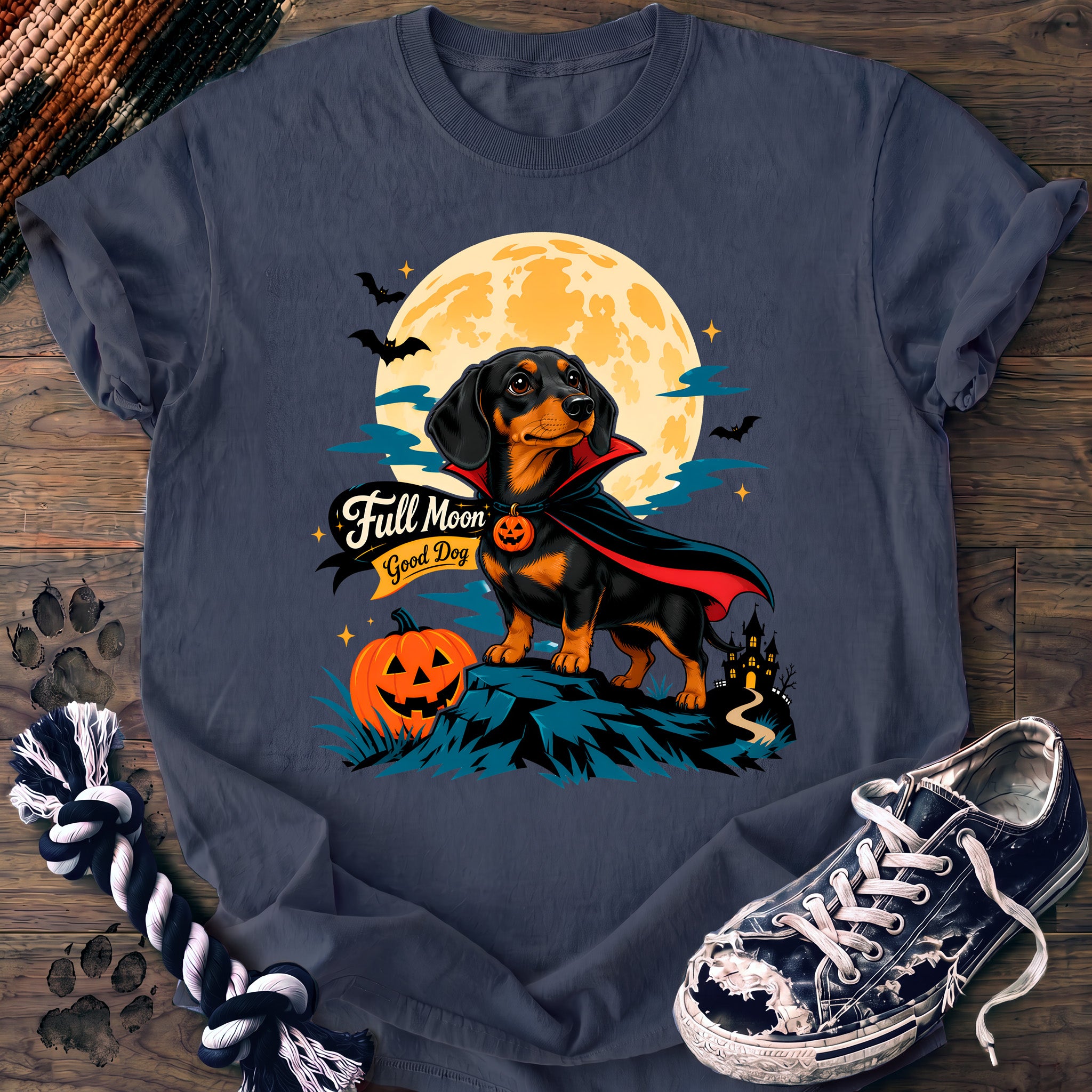 PAWSSION CLUB t-shirt in BlueJean color - SKU PC-0577