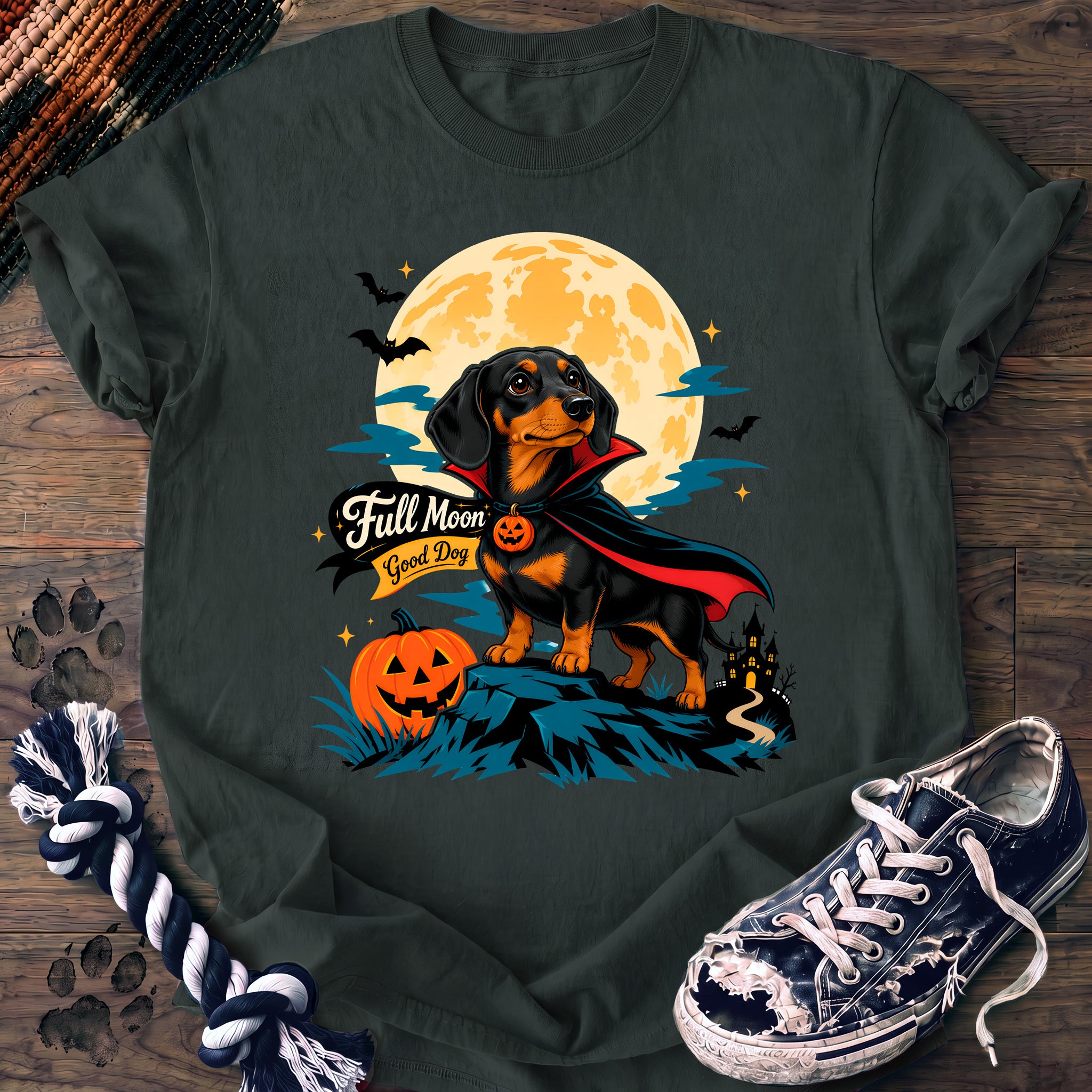 PAWSSION CLUB t-shirt in BlueSpruce color - SKU PC-0577