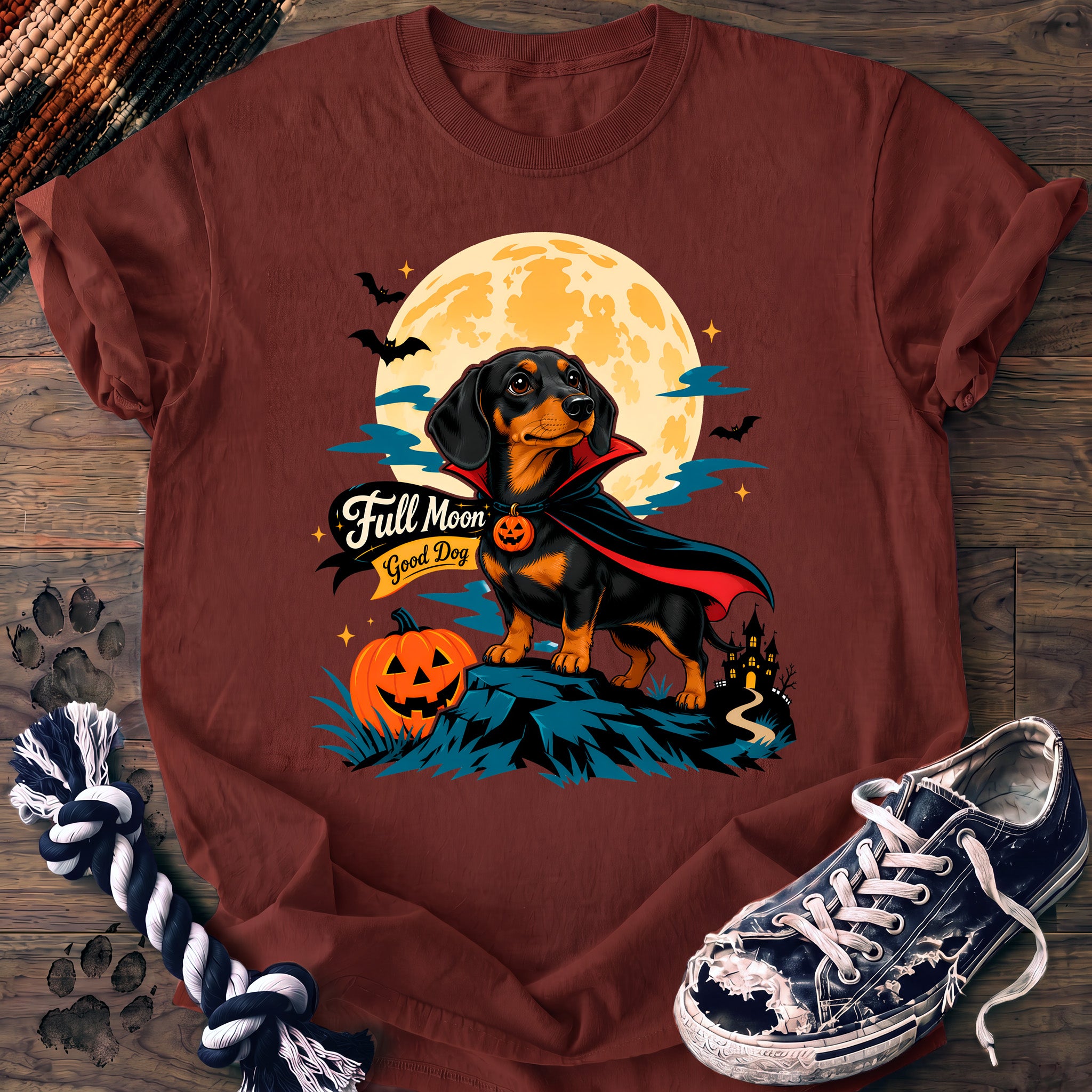 PAWSSION CLUB t-shirt in Brick color - SKU PC-0577