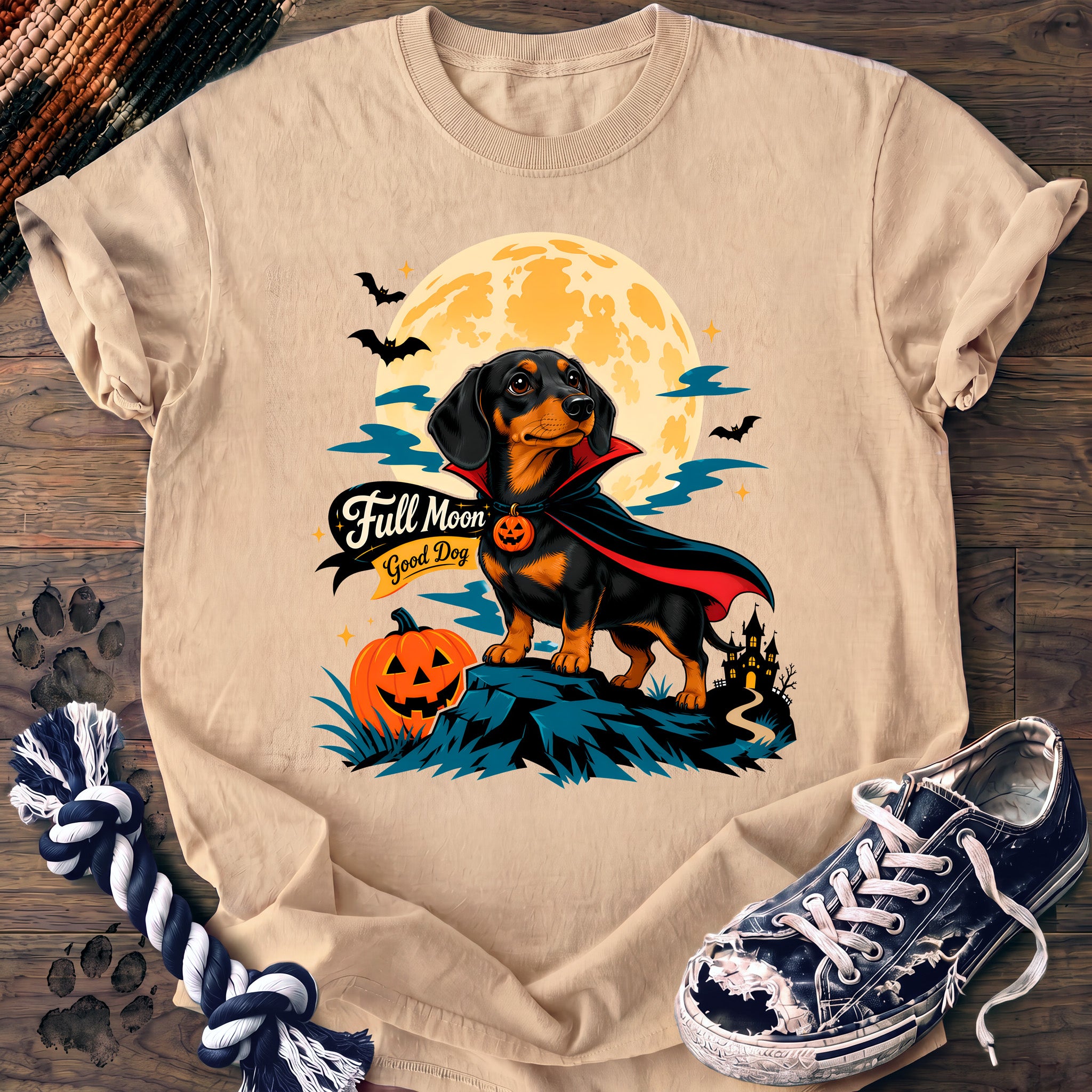PAWSSION CLUB t-shirt in Ivory color - SKU PC-0577