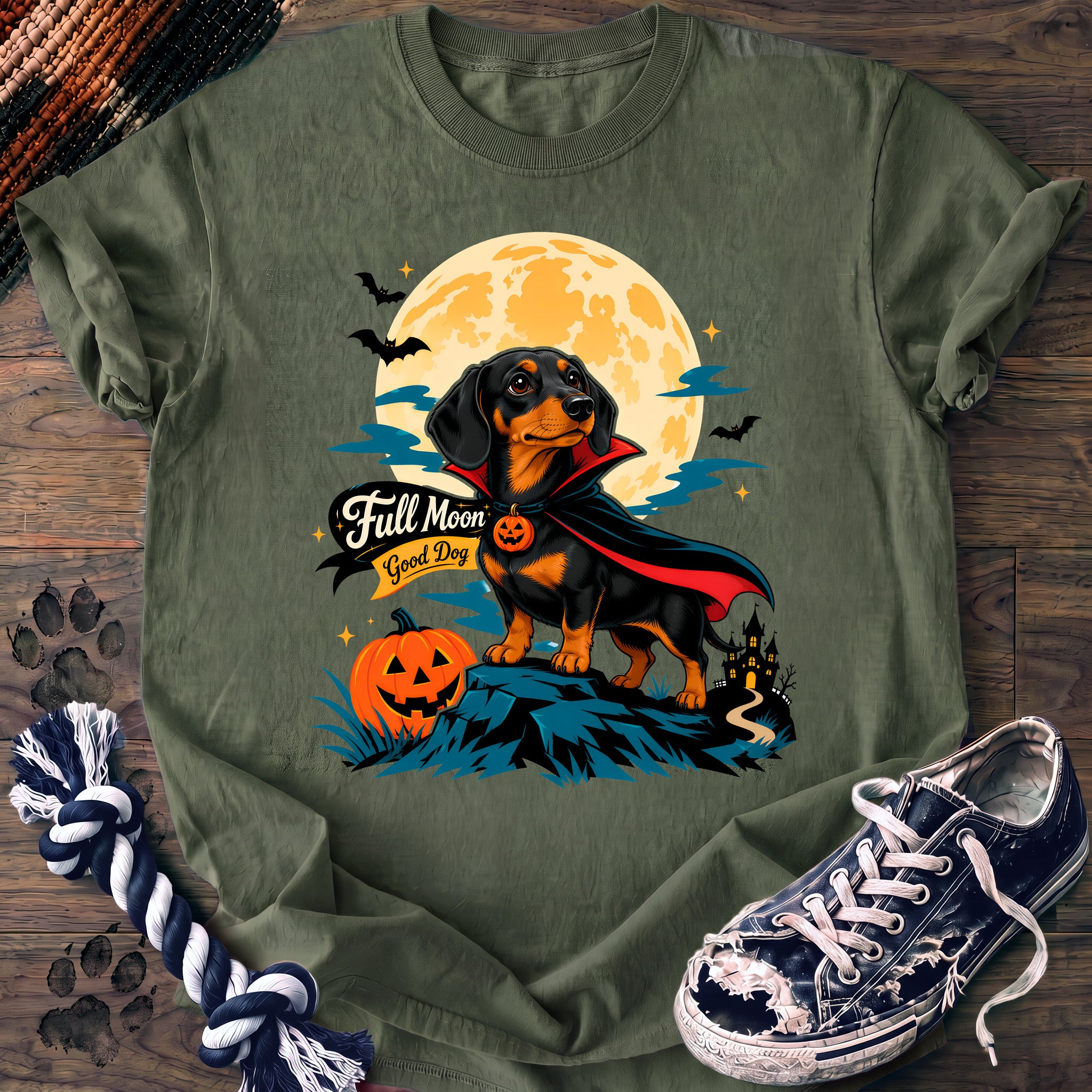 PAWSSION CLUB t-shirt in LightGreen color - SKU PC-0577