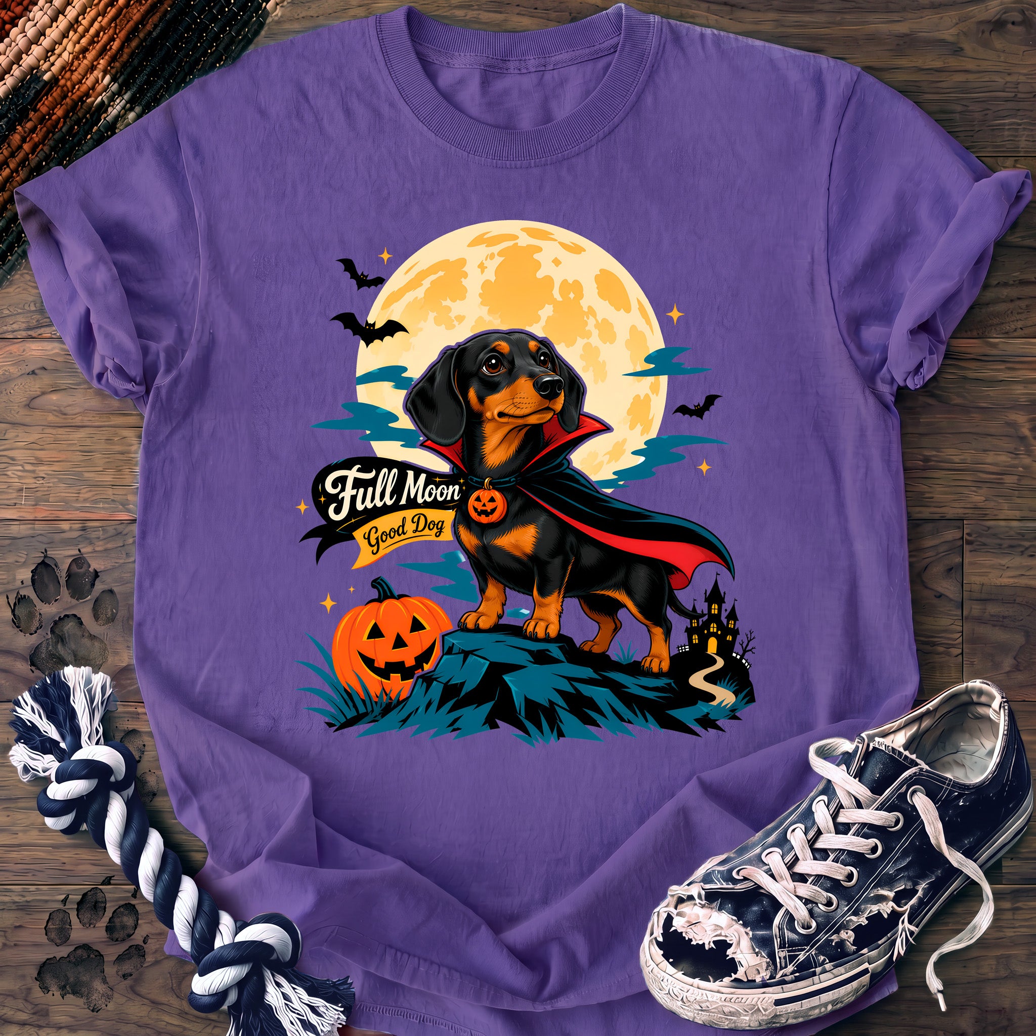 PAWSSION CLUB t-shirt in Violet color - SKU PC-0577