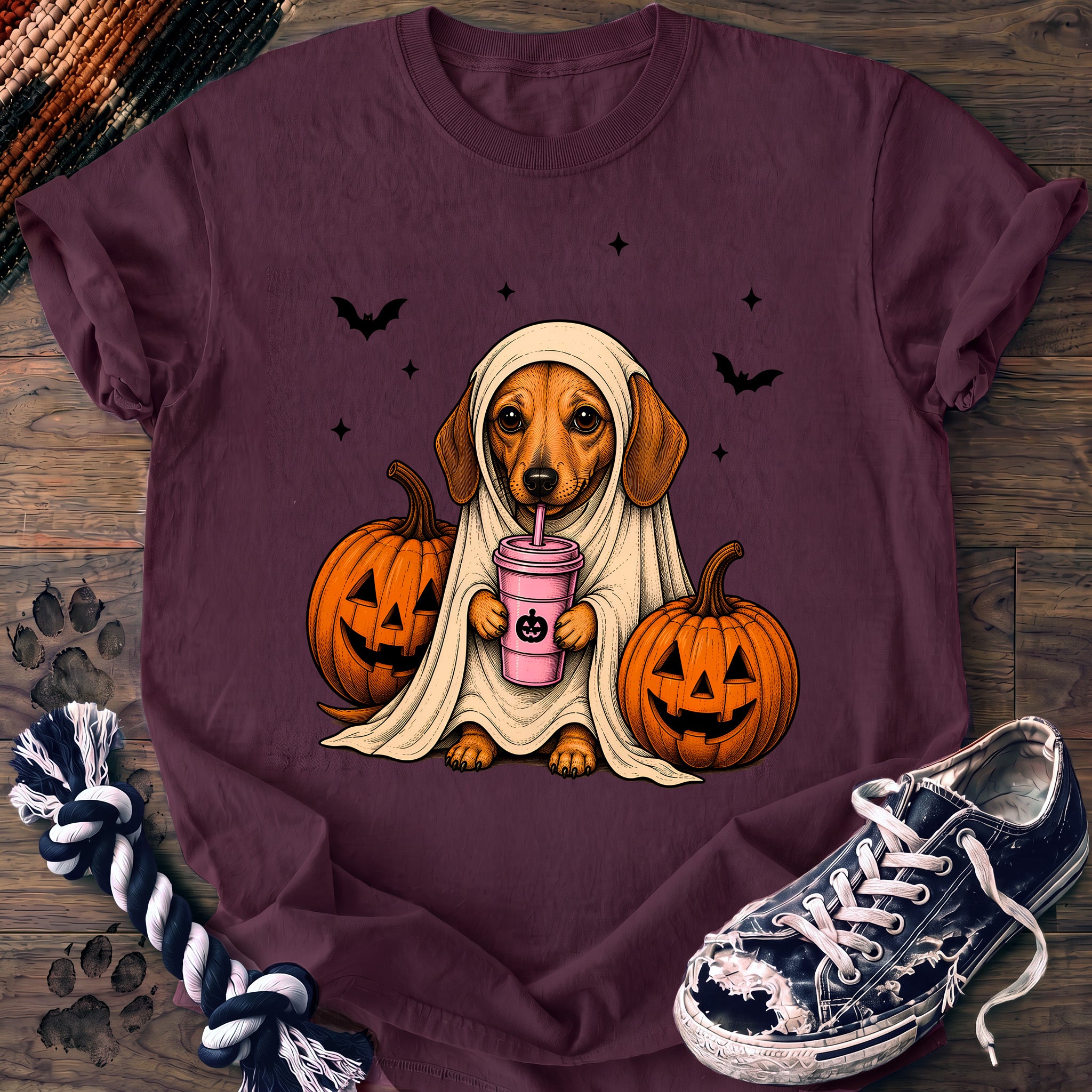 PAWSSION CLUB t-shirt in Berry color - SKU PC-0578