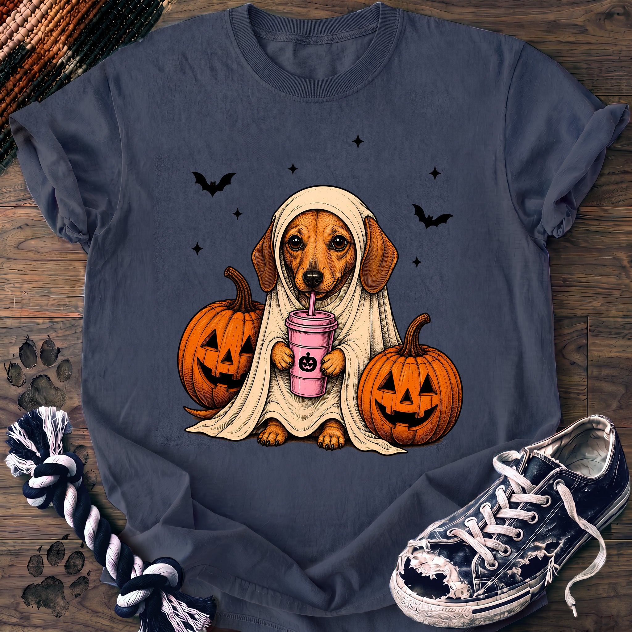 PAWSSION CLUB t-shirt in BlueJean color - SKU PC-0578