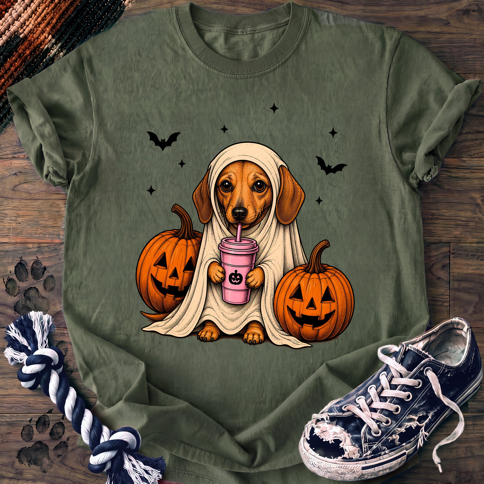 PAWSSION CLUB t-shirt in LightGreen color - SKU PC-0578