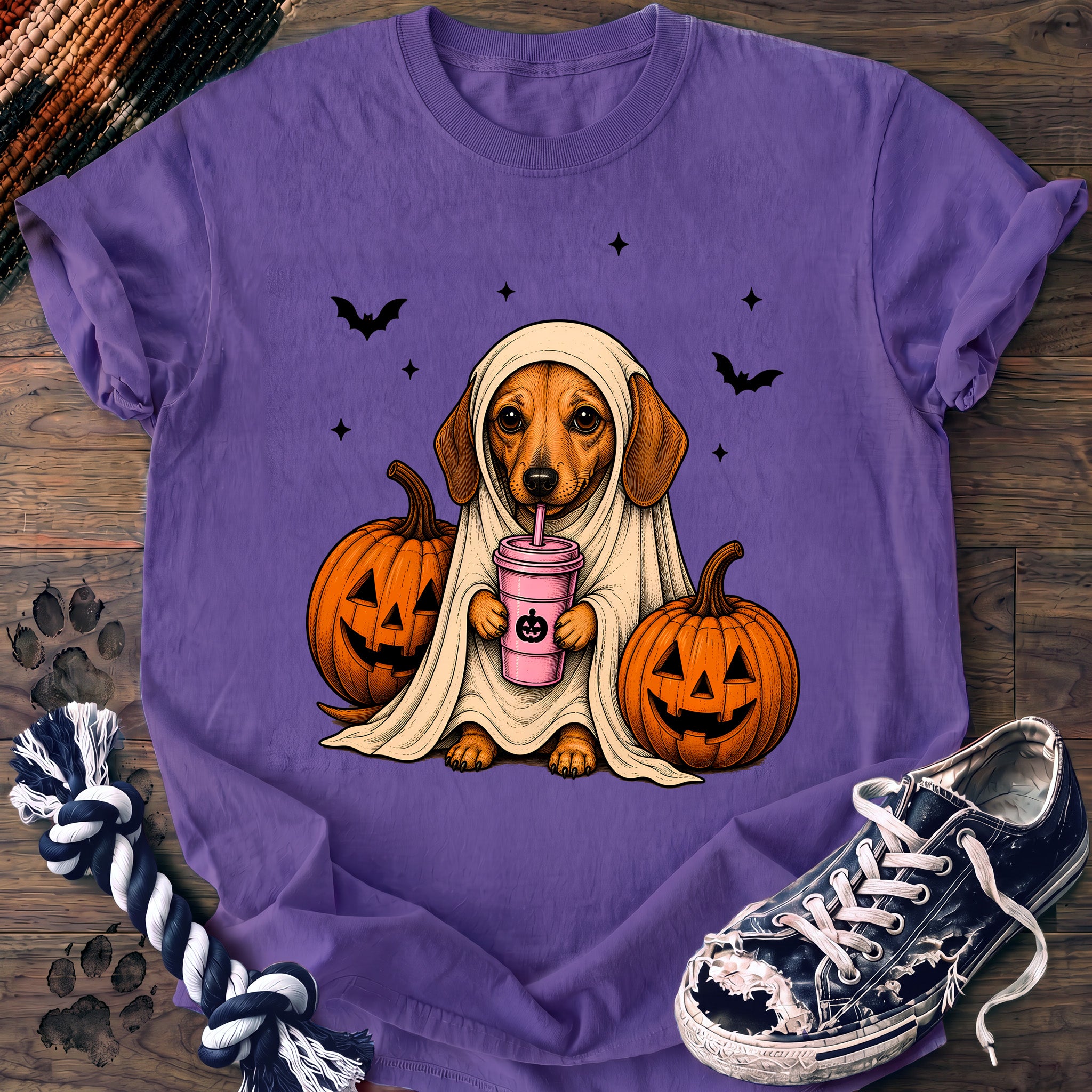 PAWSSION CLUB t-shirt in Violet color - SKU PC-0578