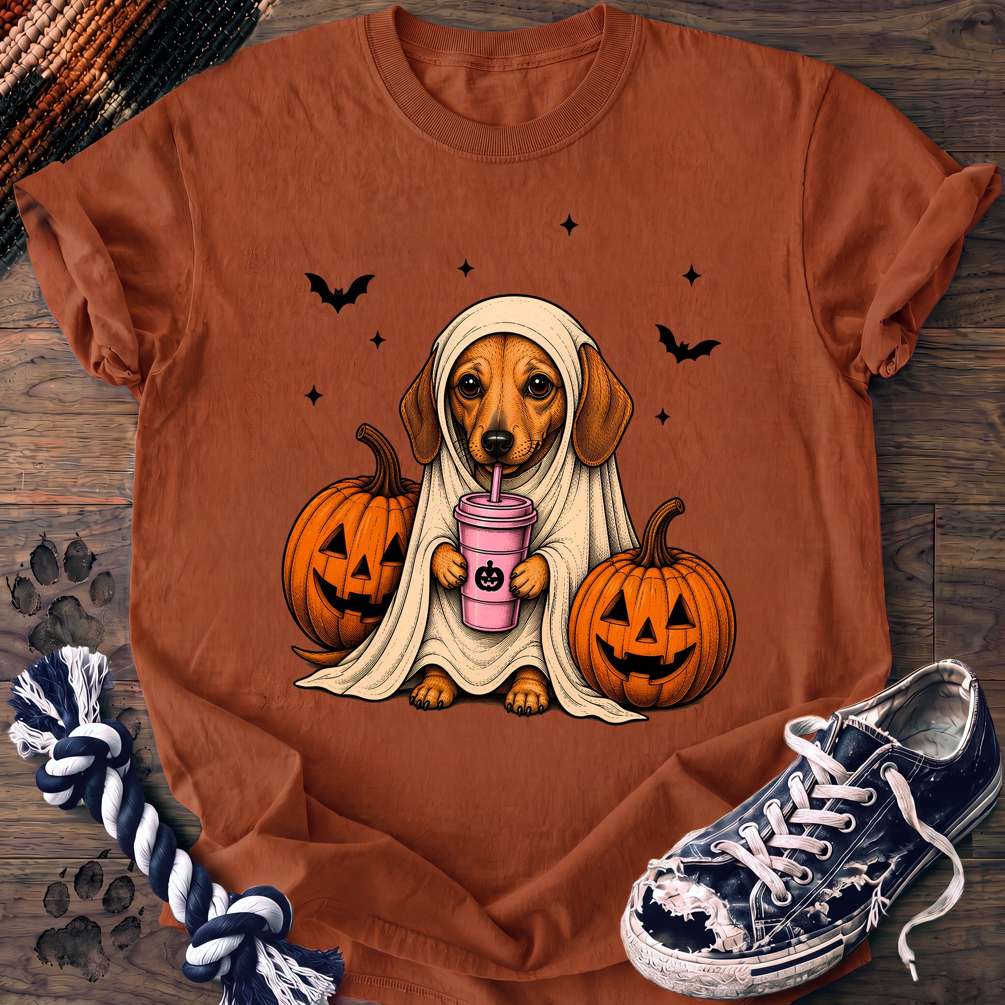 PAWSSION CLUB t-shirt in Yam color - SKU PC-0578