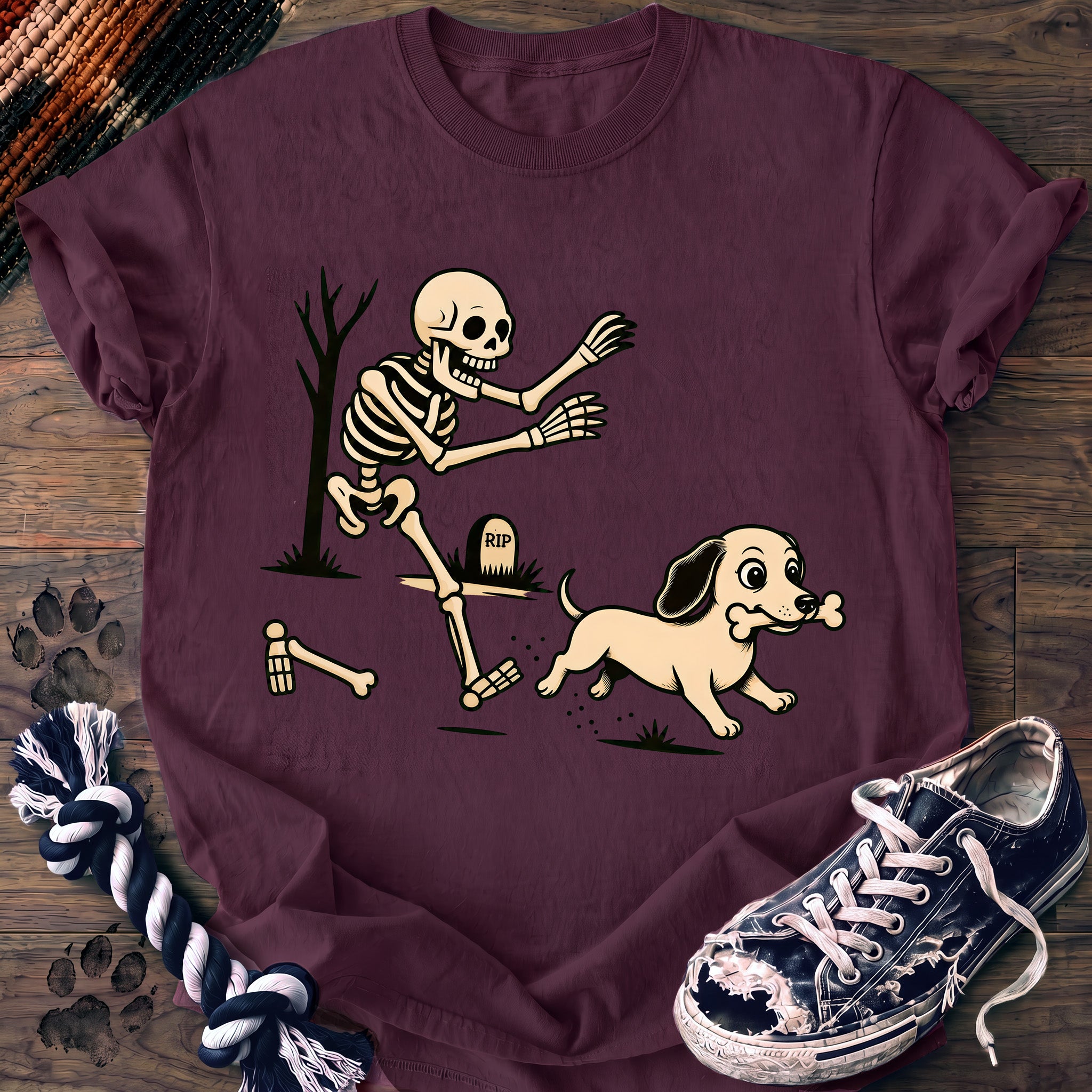 PAWSSION CLUB t-shirt in Berry color - SKU PC-0579