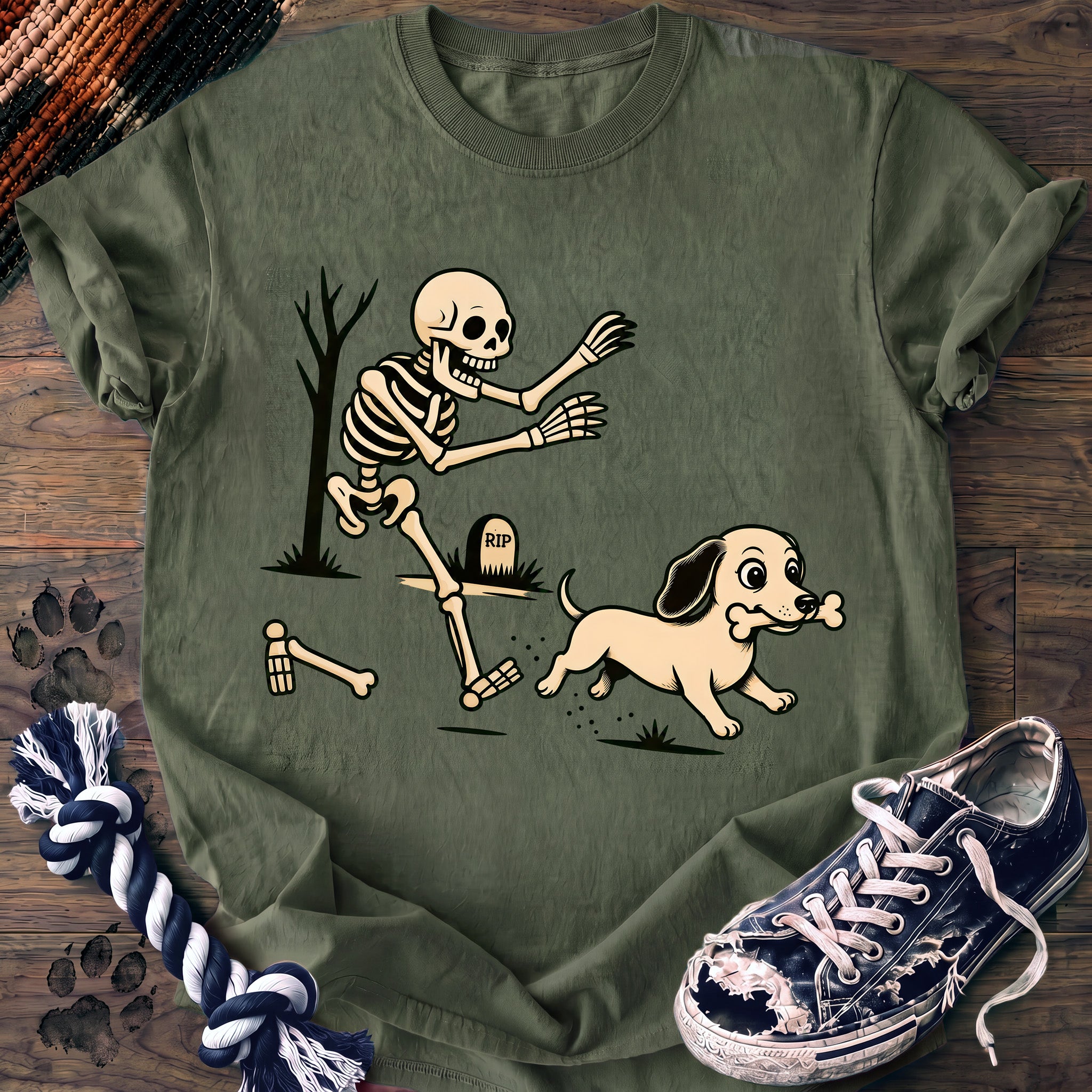 PAWSSION CLUB t-shirt in LightGreen color - SKU PC-0579
