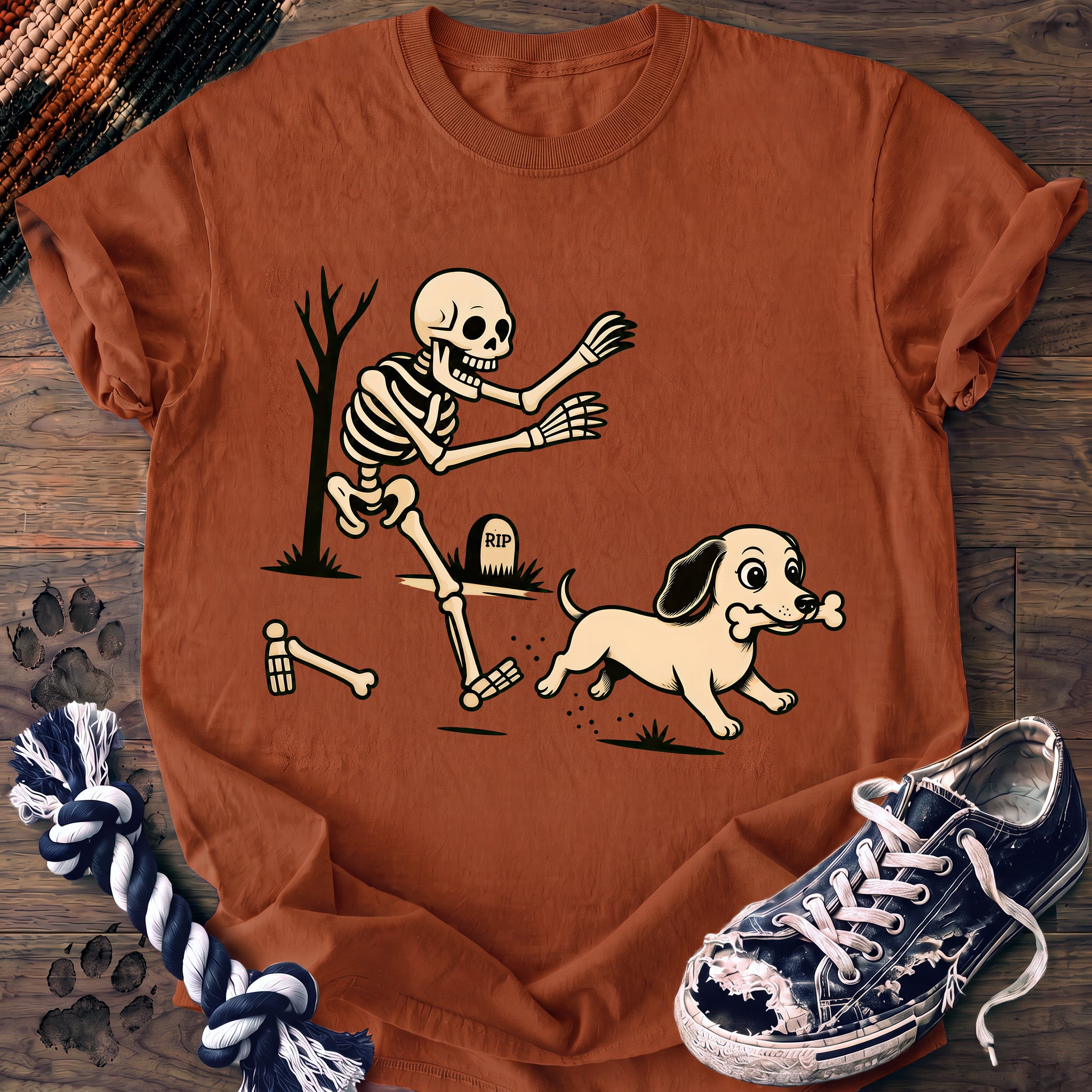 PAWSSION CLUB t-shirt in Yam color - SKU PC-0579