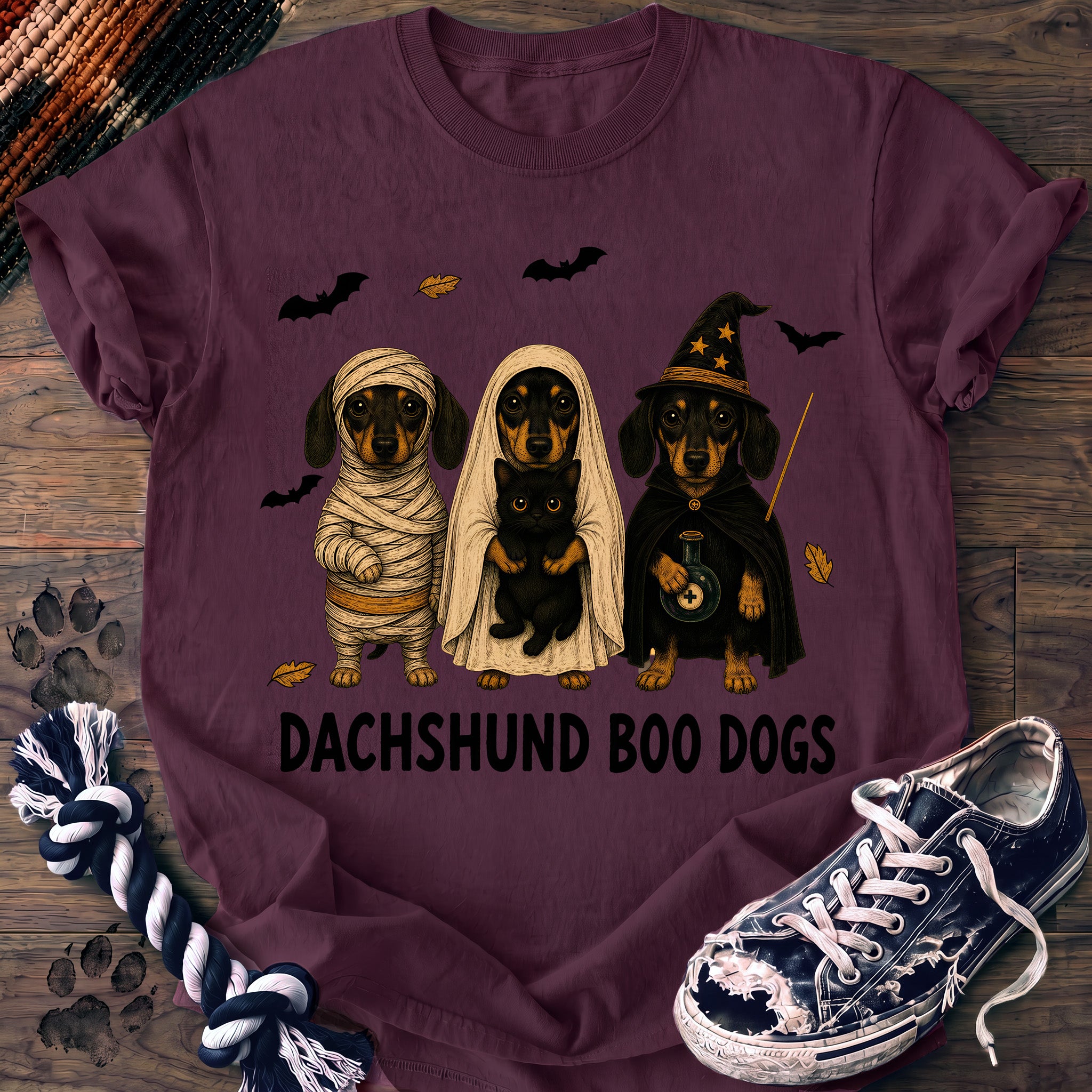 PAWSSION CLUB t-shirt in Berry color - SKU PC-0580