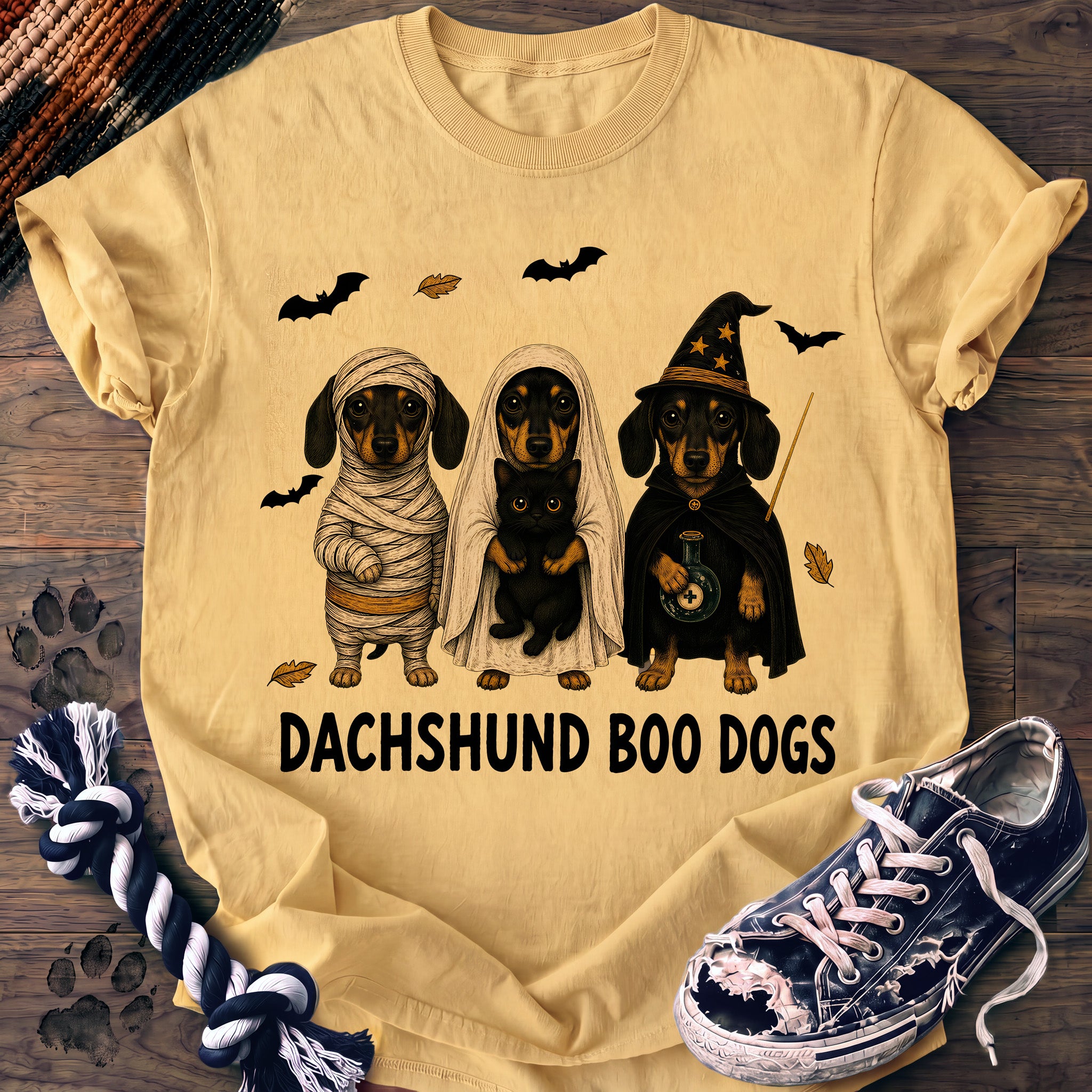 PAWSSION CLUB t-shirt in Butter color - SKU PC-0580