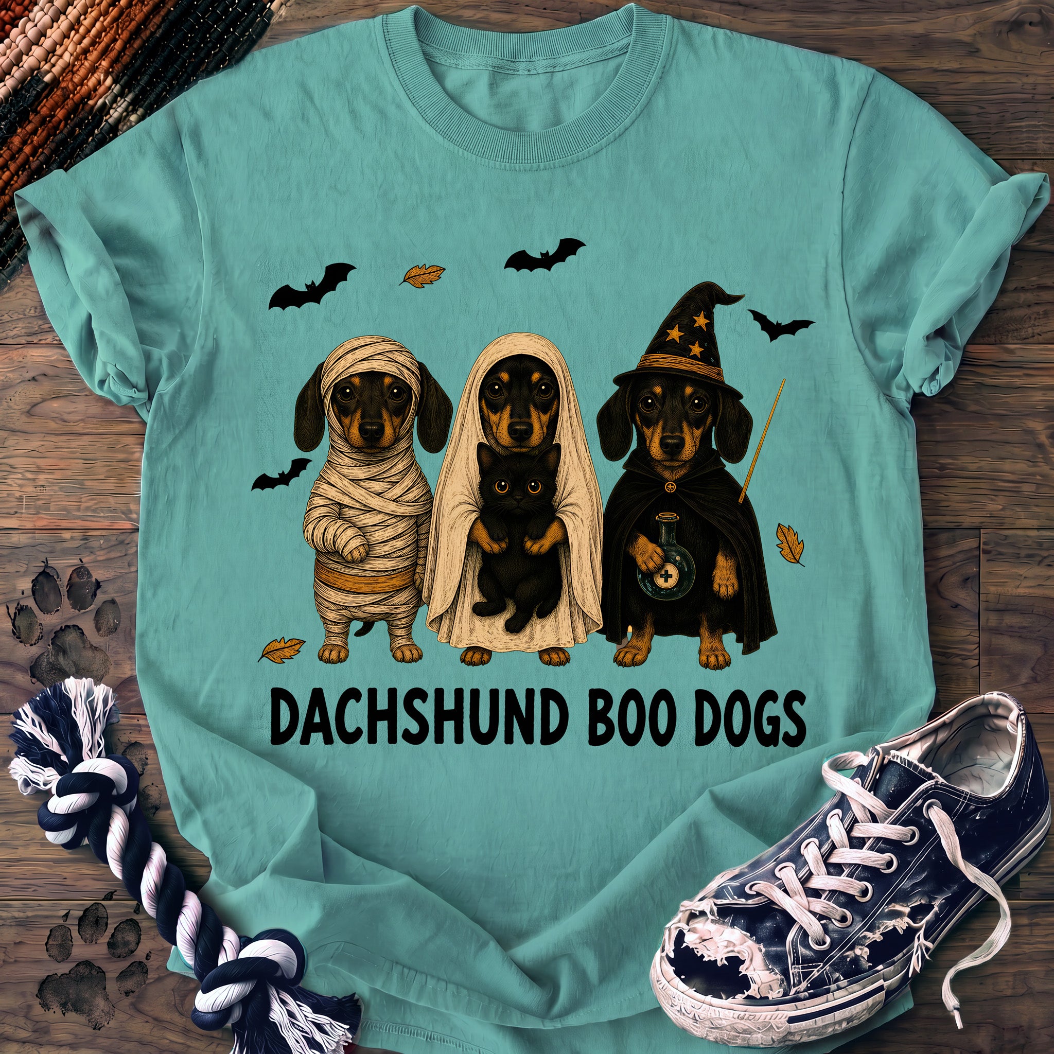 PAWSSION CLUB t-shirt in ChalkyMint color - SKU PC-0580