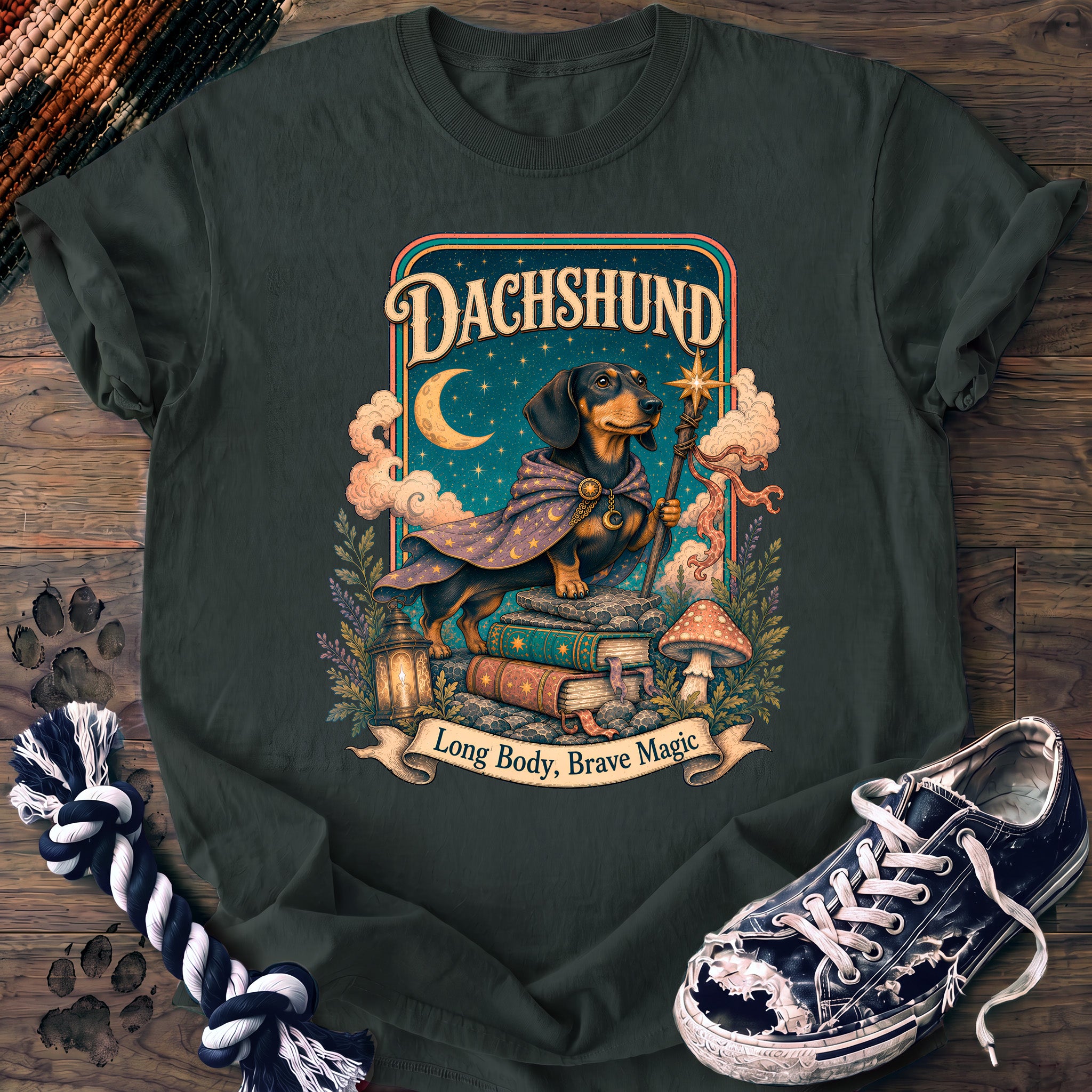 PAWSSION CLUB t-shirt in BlueSpruce color - SKU PC-0581