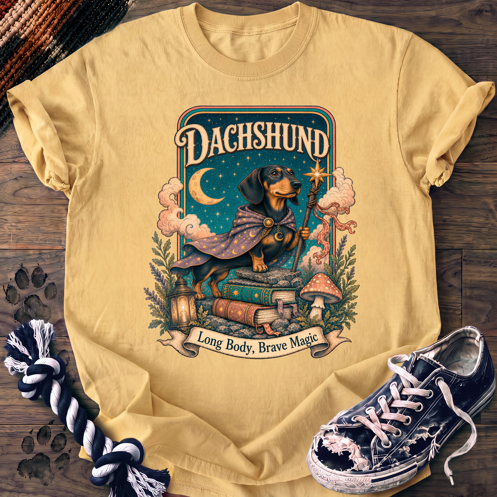 PAWSSION CLUB t-shirt in Butter color - SKU PC-0581